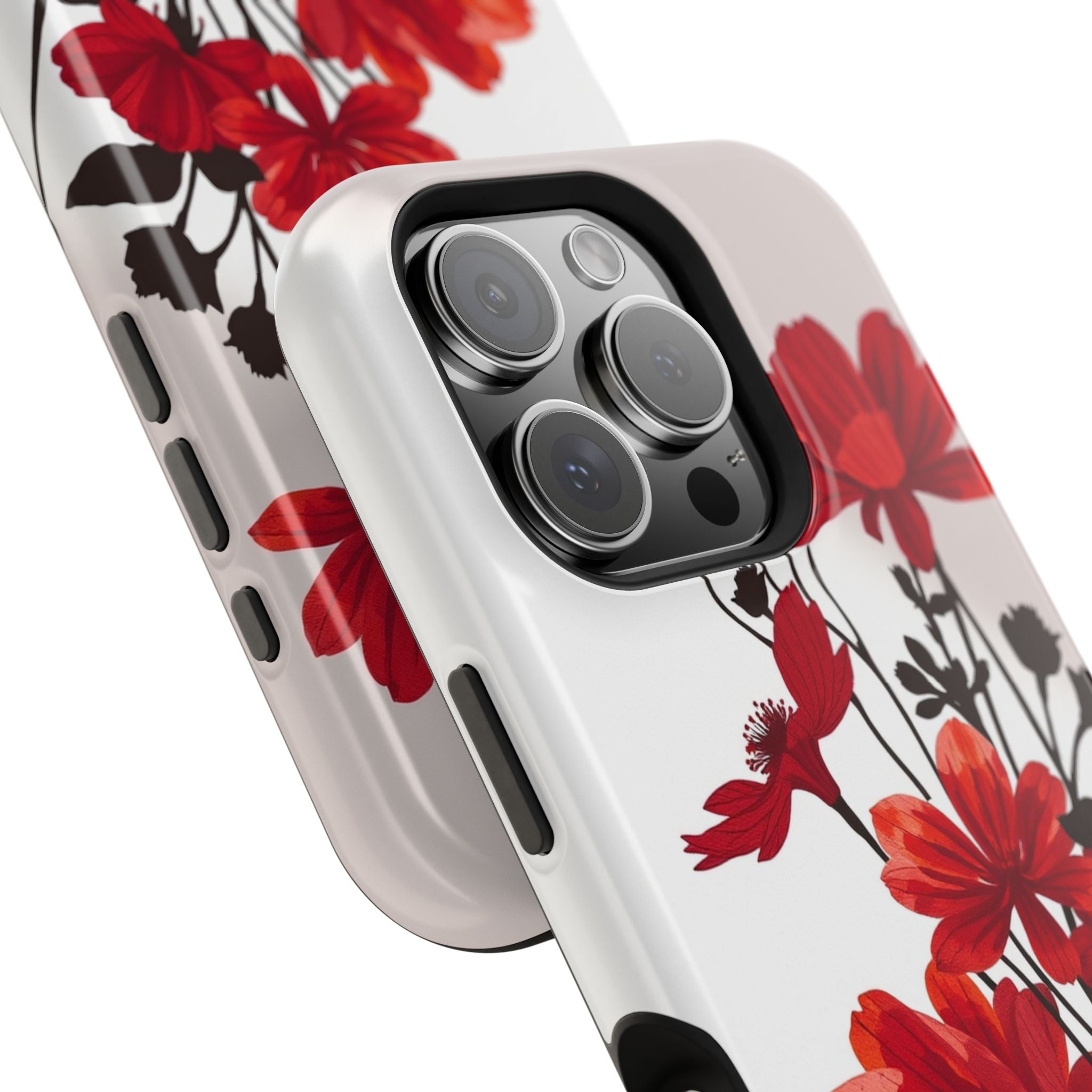iPhone Floral Silhouette Cinematic Art Slim Snap Case · iPhone Case
