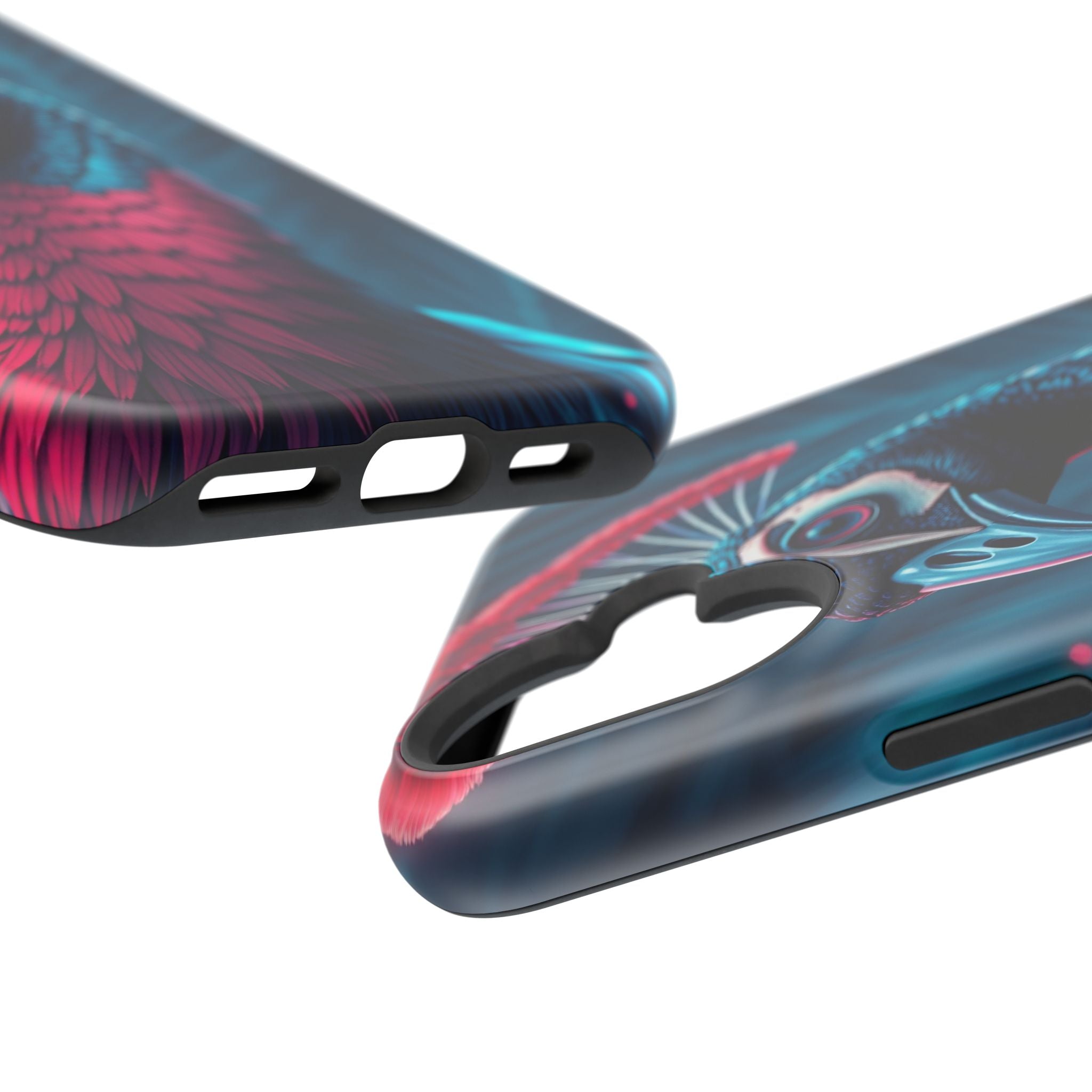 iPhone Nouveau Peacock Electric Art Slim Everyday Designer Case · iPhone Case