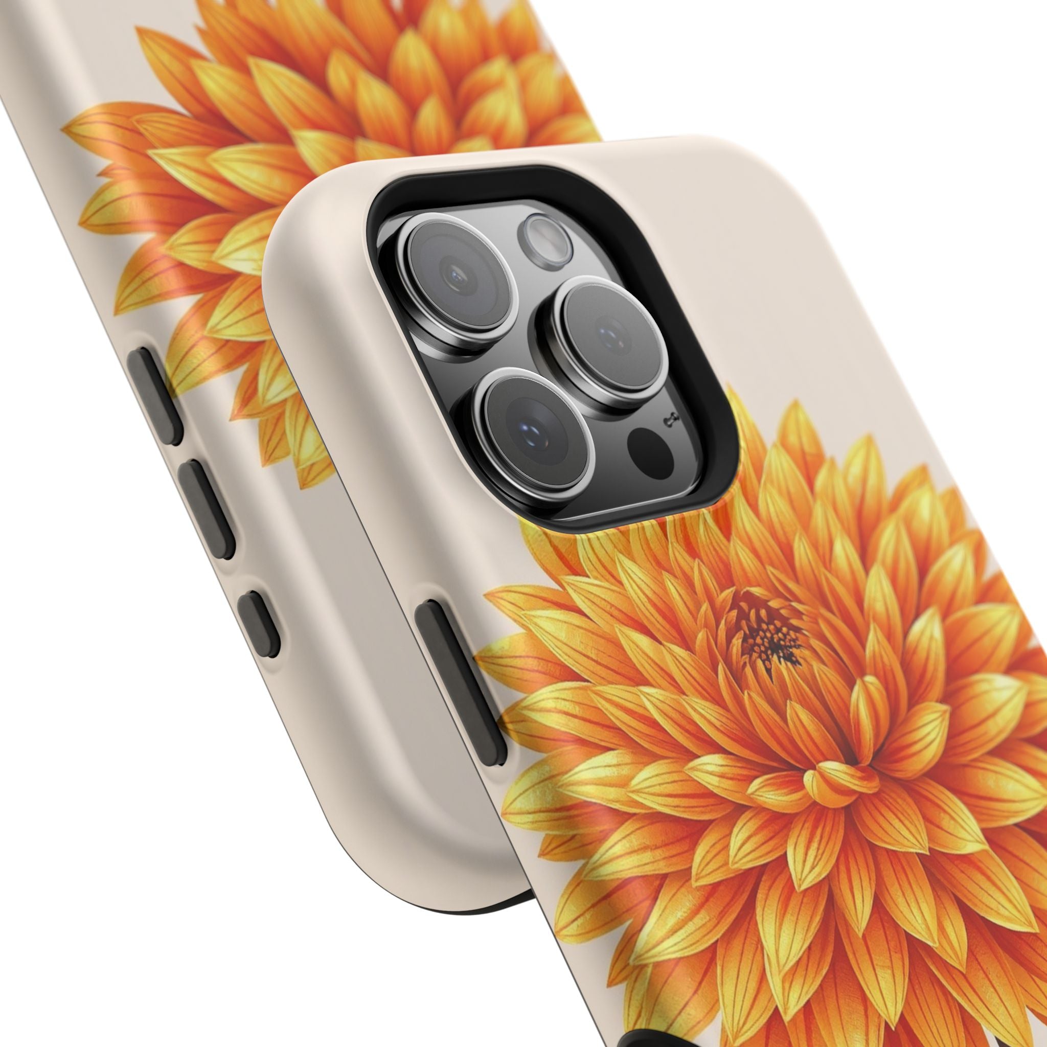 iPhone Chrysanthemum Classic Gold Foil Luxury Slim iPhone Everyday · iPhone Case