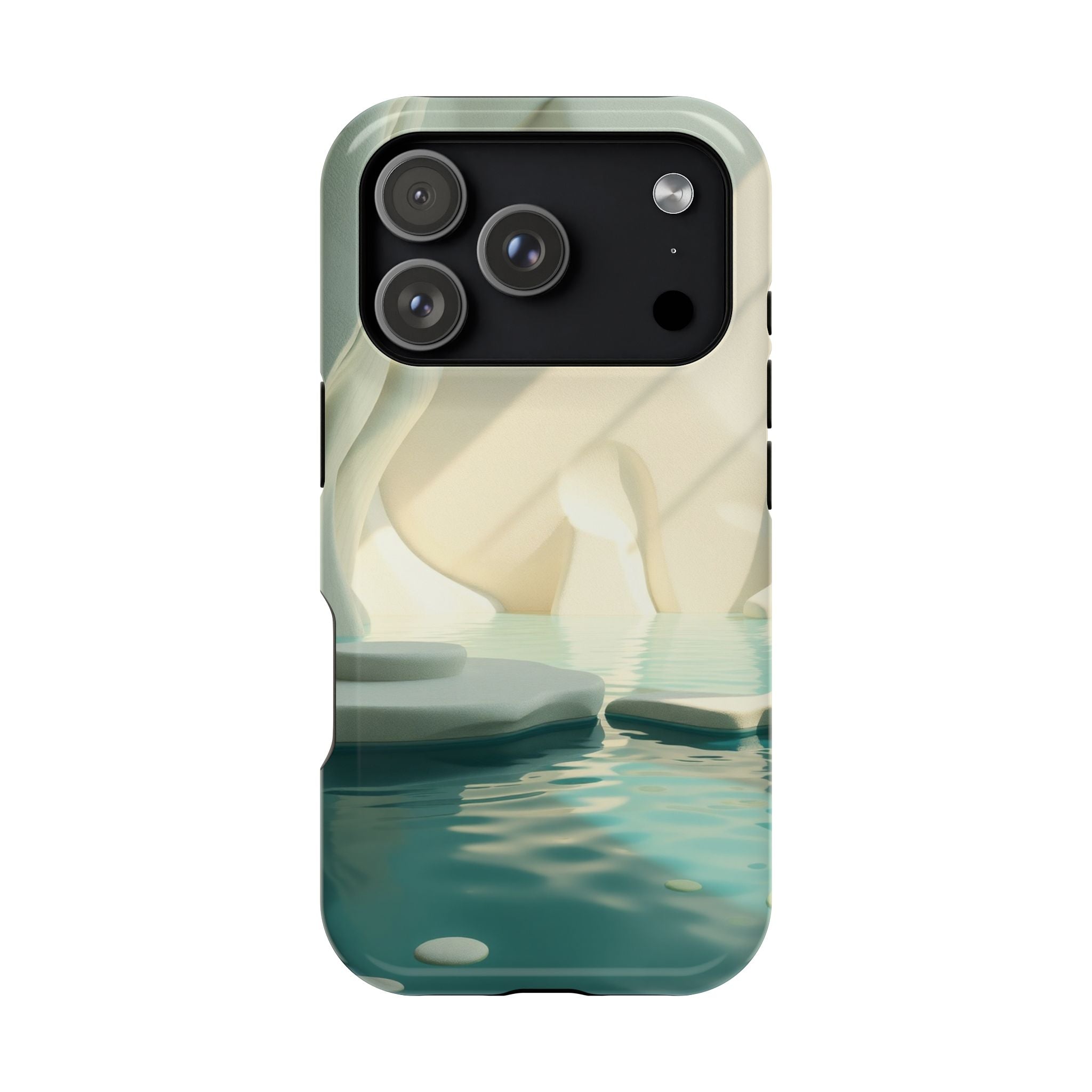 iPhone Tidal Pool 3D Digital Slim Everyday Designer Case · iPhone Case