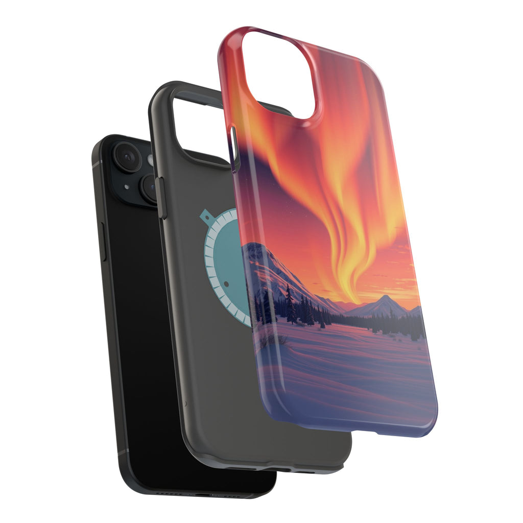 iPhone Sunset Amber And Peach Northern Lights Slim iPhone Everyday · iPhone Case