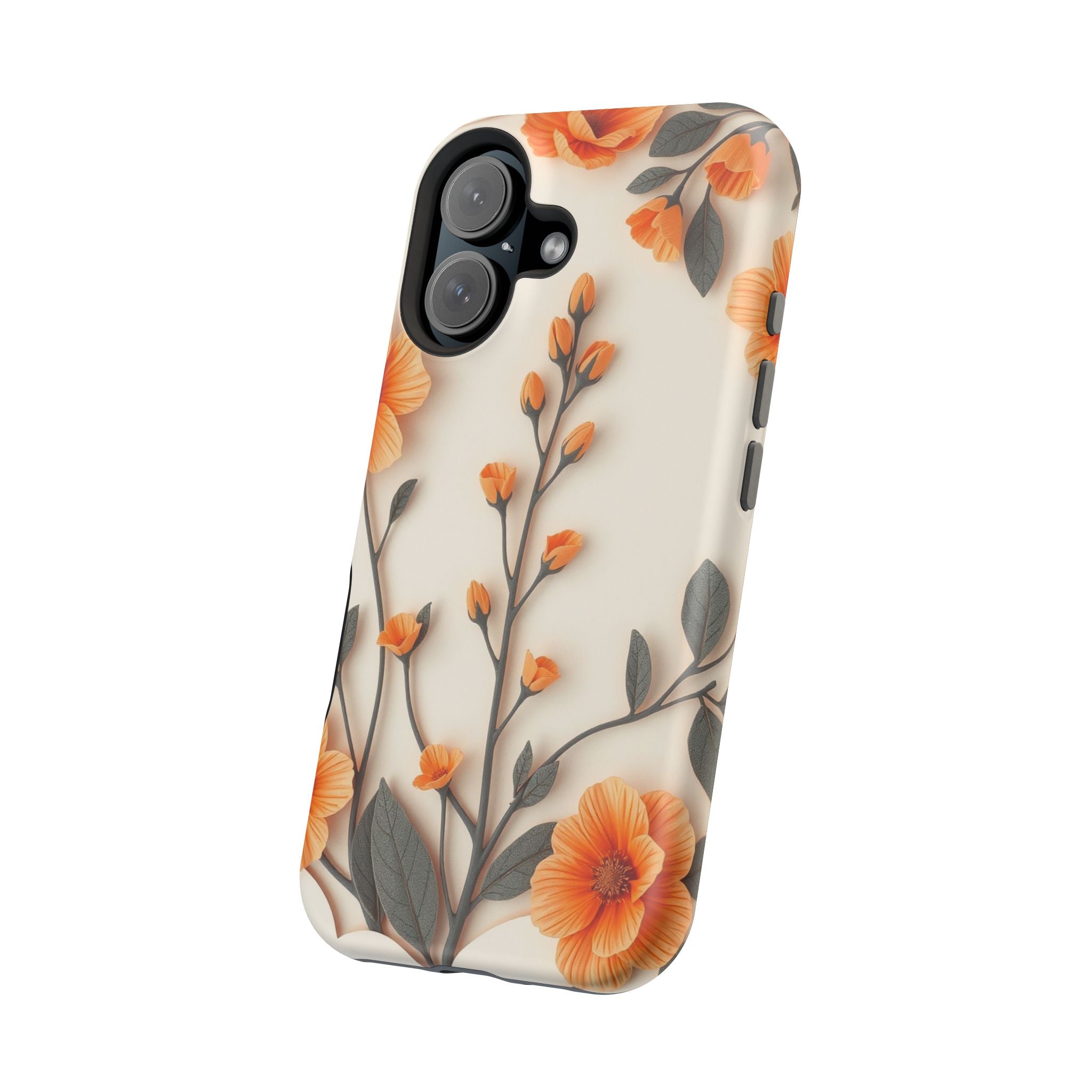 iPhone Vintage Botanical Print Paper Cut Art Slim iPhone Everyday · iPhone Case
