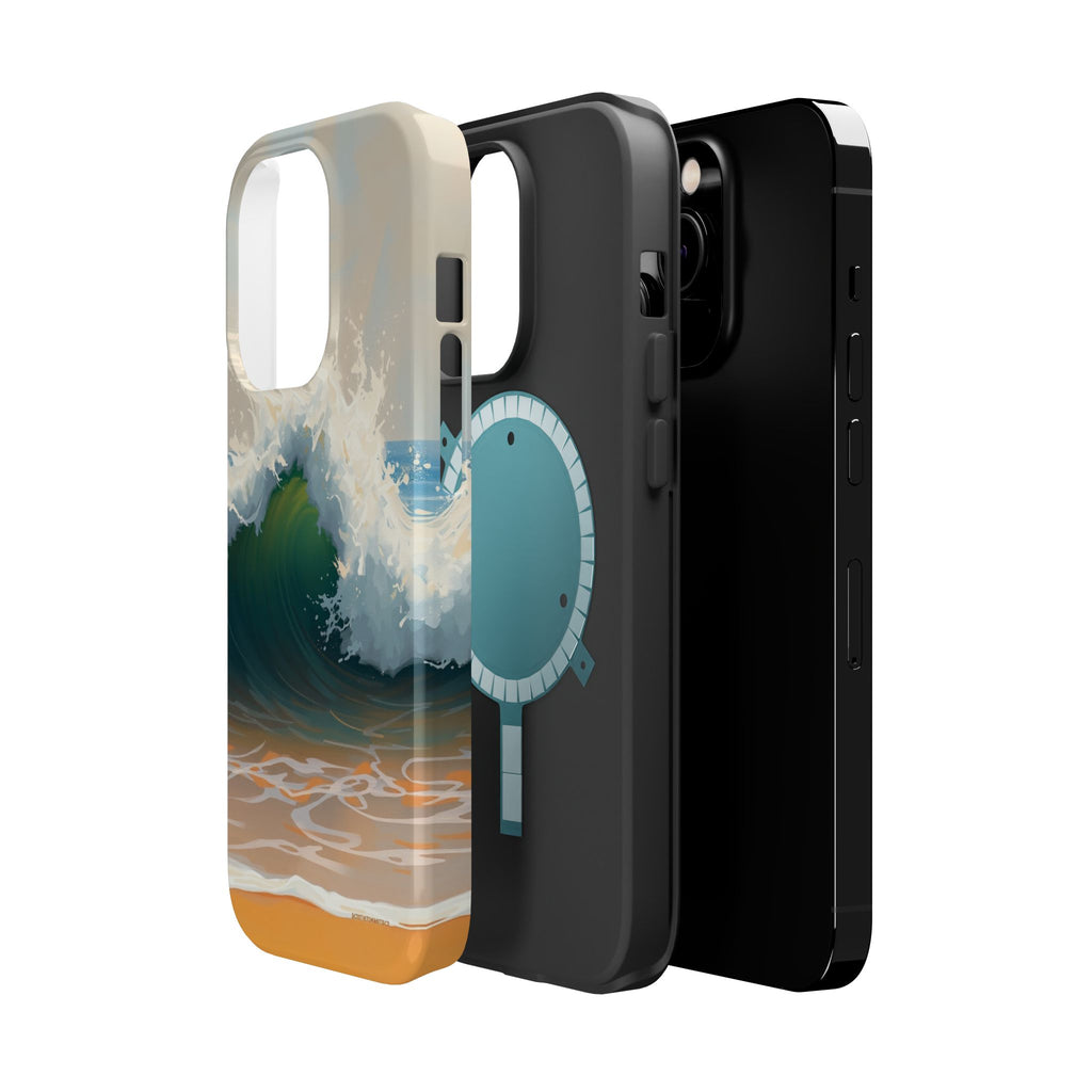iPhone Radiant Ocean Wave Crash Design Slim Everyday Designer Case · iPhone Case