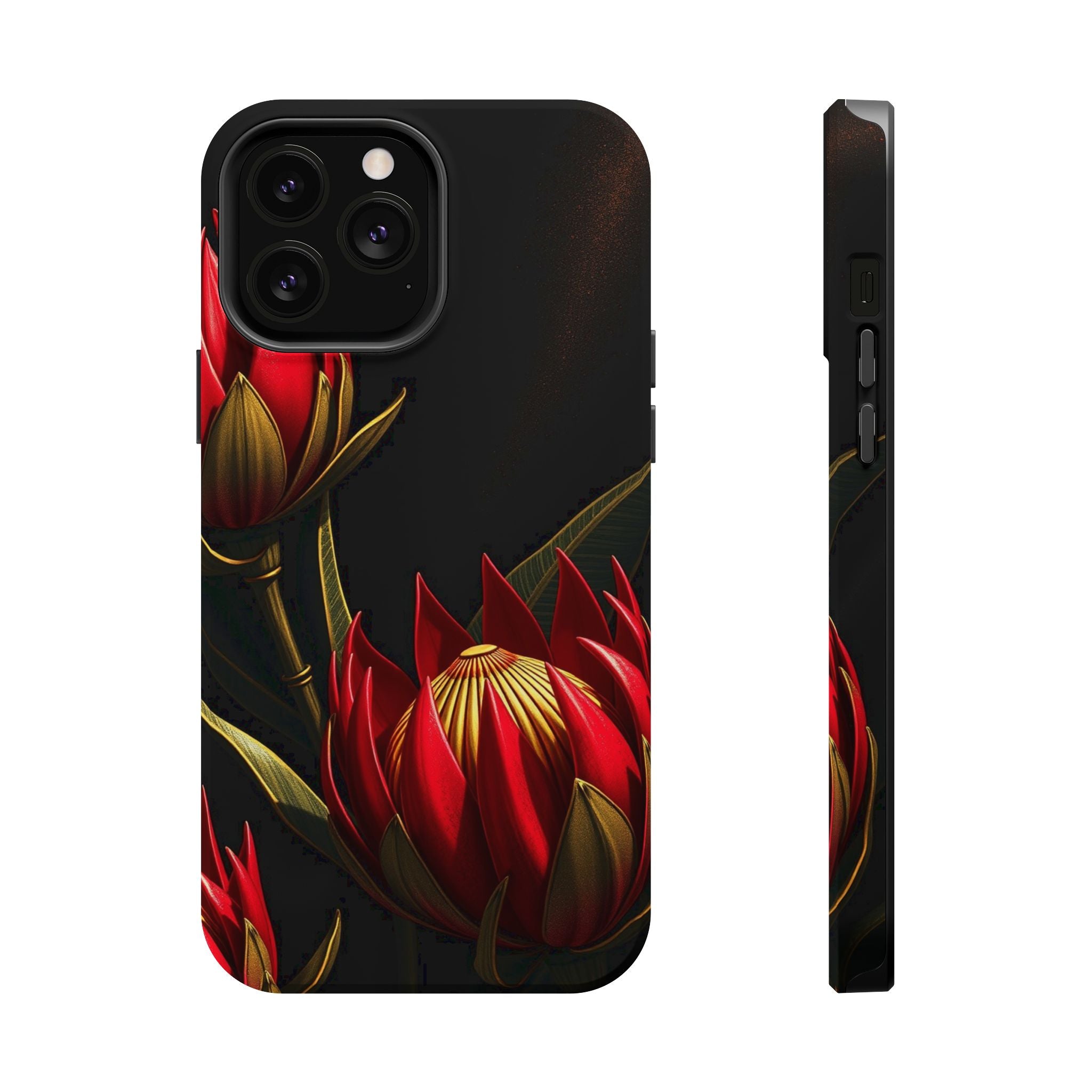iPhone Protea Bold Gold Foil Luxury Slim Everyday Designer Case · iPhone Case
