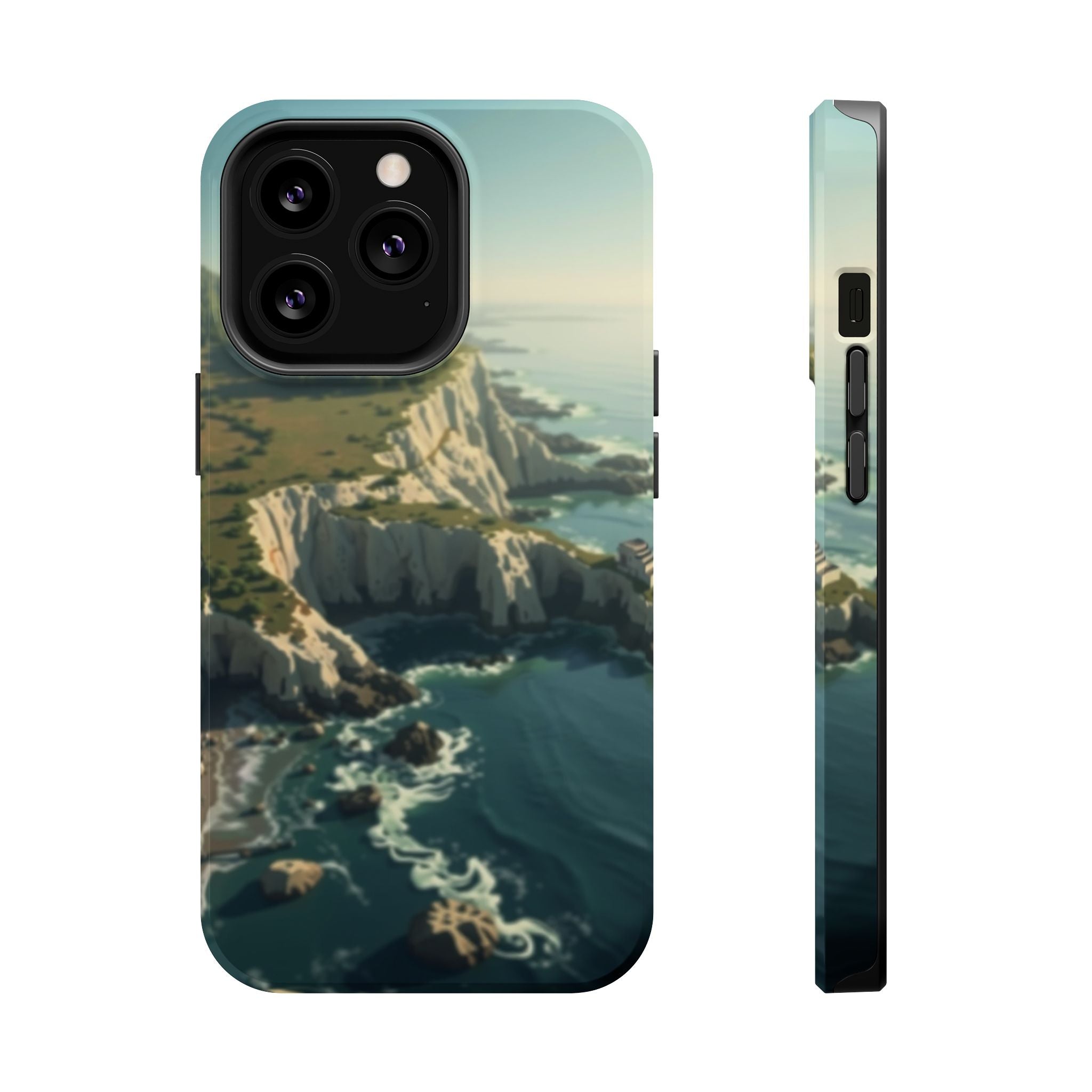 iPhone Shoreline Aerial Mystic Art Bold Modern Everyday Snap Case · iPhone Case