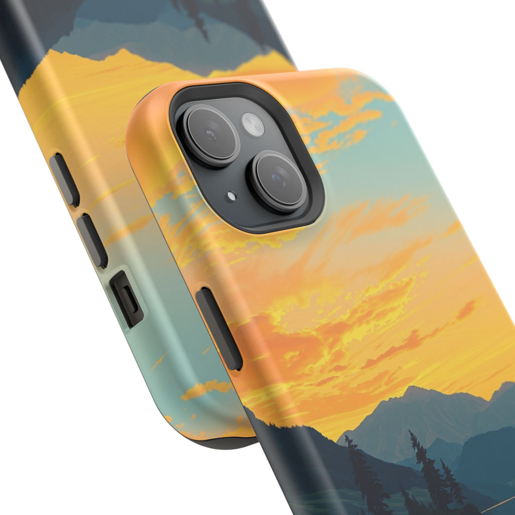 iPhone Lake at Twilight Oil Painting Impressionist iPhone Artistic · iPhone Case