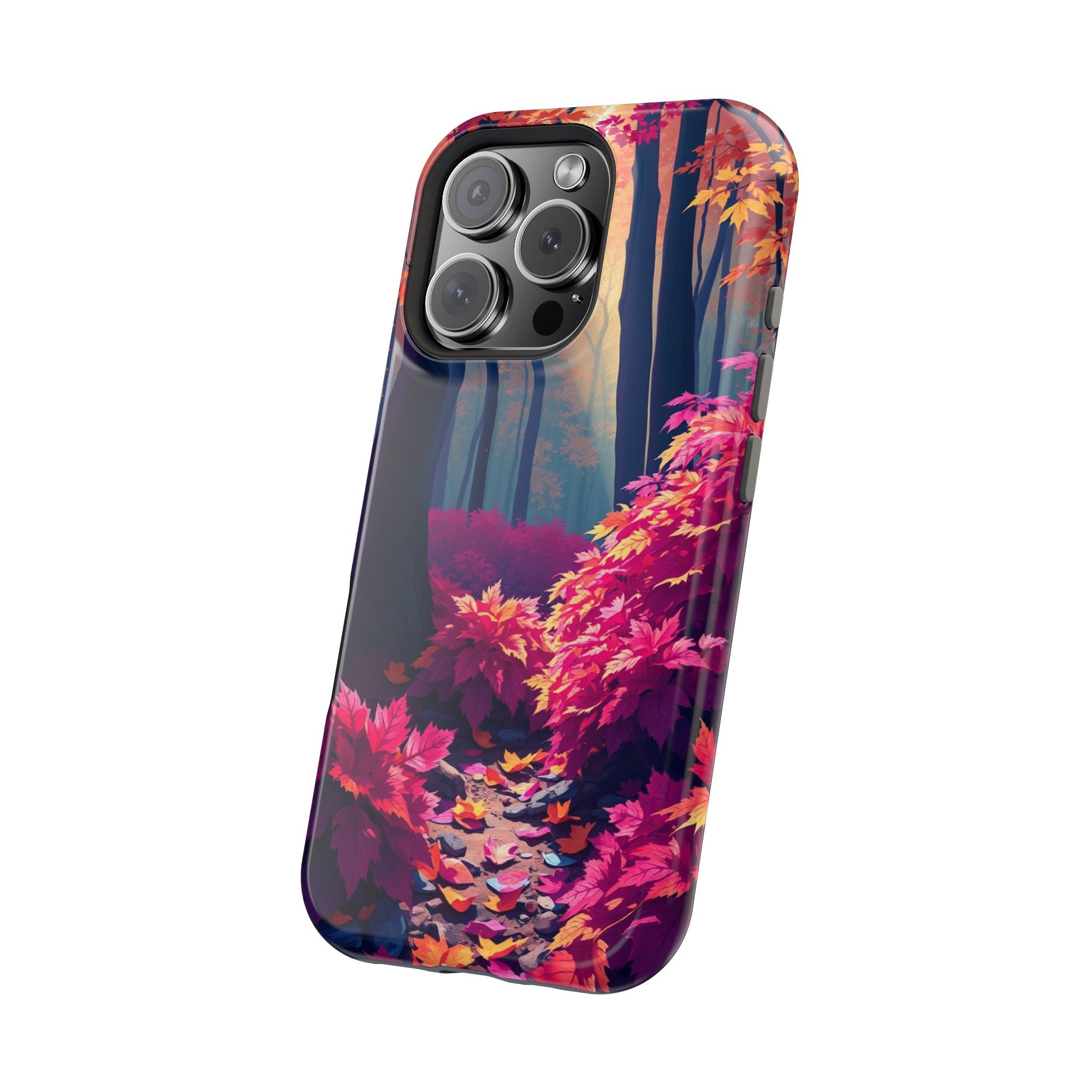 iPhone Earthy Autumn Forest Floor Design Slim Everyday iPhone Designer · iPhone