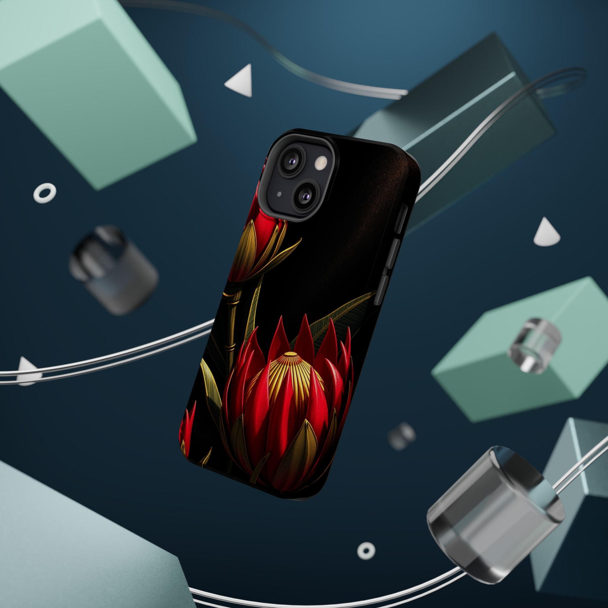 iPhone Protea Bold Gold Foil Luxury Slim Everyday Designer Case · iPhone Case