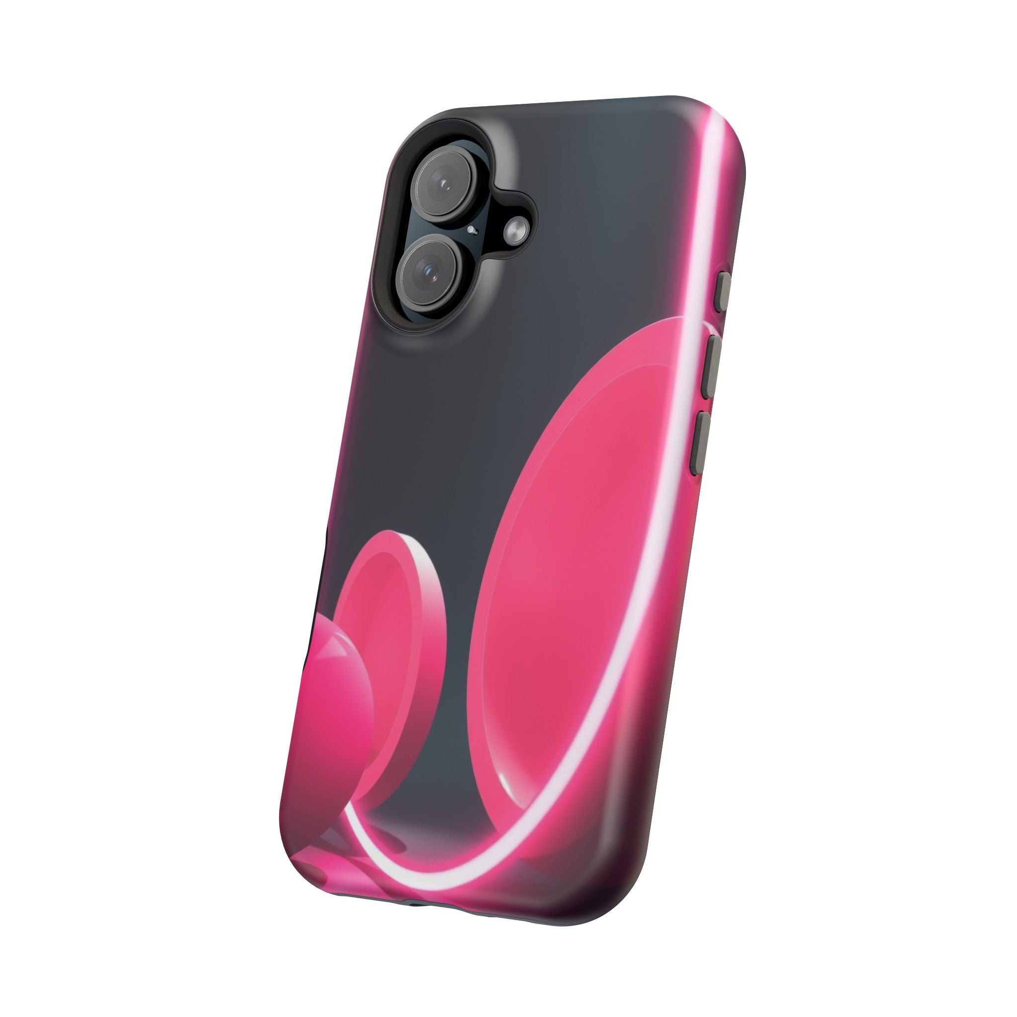 iPhone 1960s Mod Circles Neon Cyberpunk Slim Everyday Designer Case · iPhone Cas