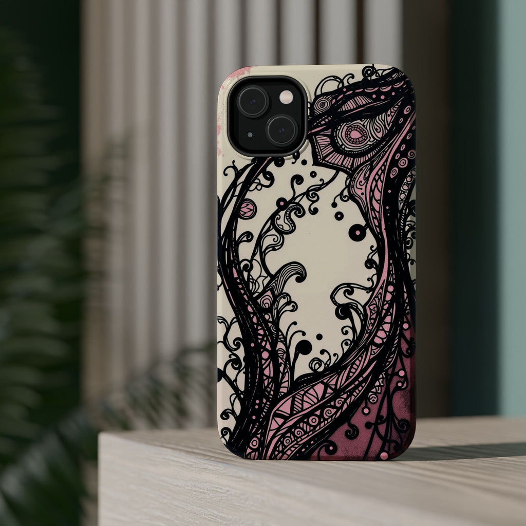iPhone Radiant Zentangle Flow Design Slim Everyday Designer Case · iPhone Case