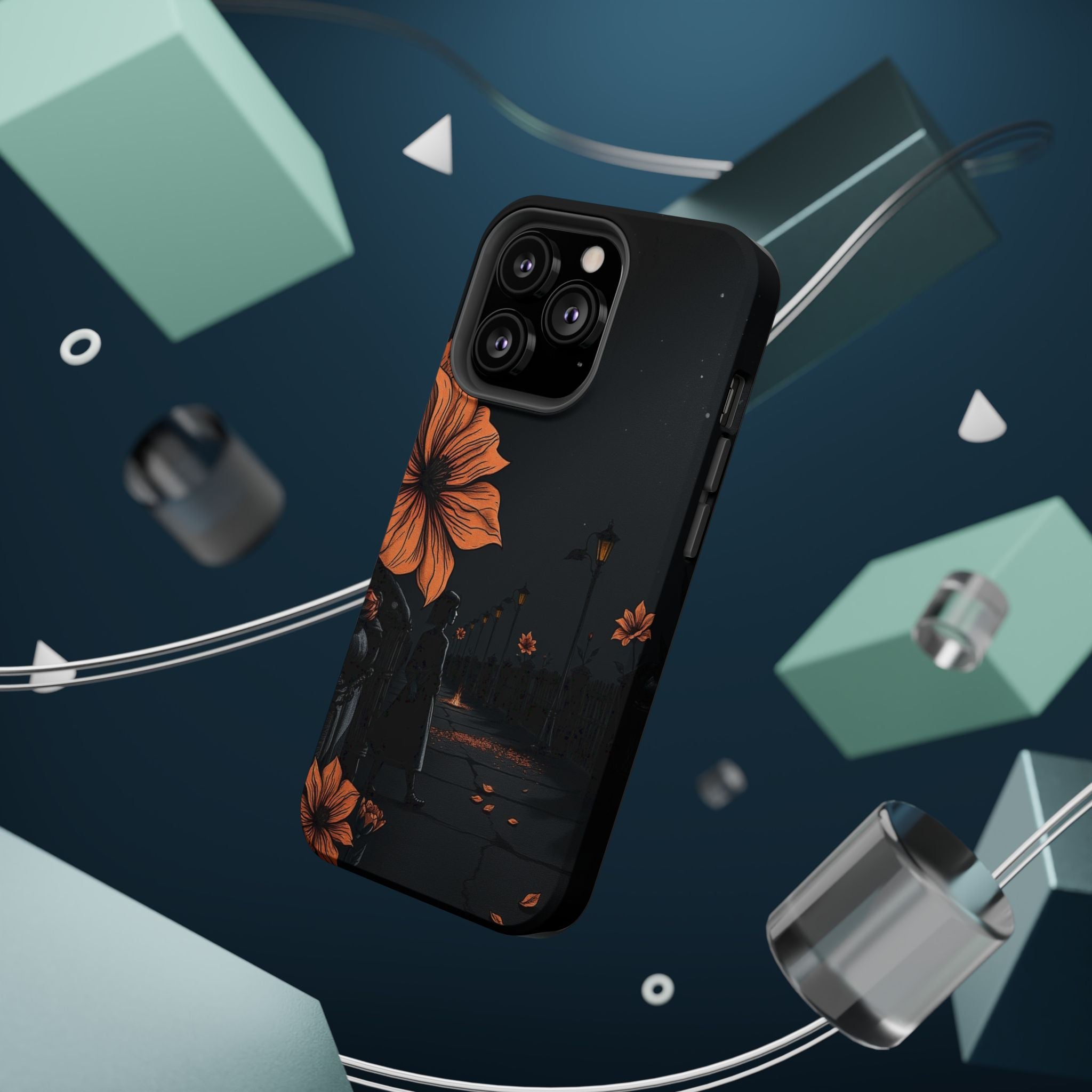 iPhone Night Bloomer Electric Art Bold Modern Everyday Snap Case · iPhone Case