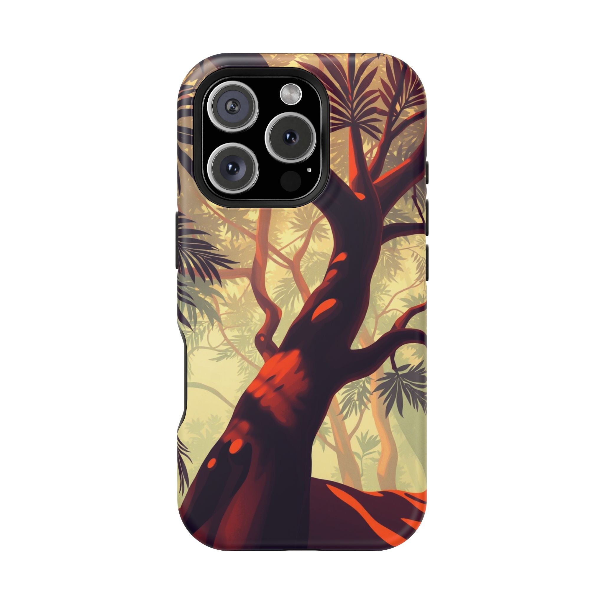 iPhone Burnt Orange And Sand Rainforest Canopy Clean iPhone 20 Minimal · iPhone