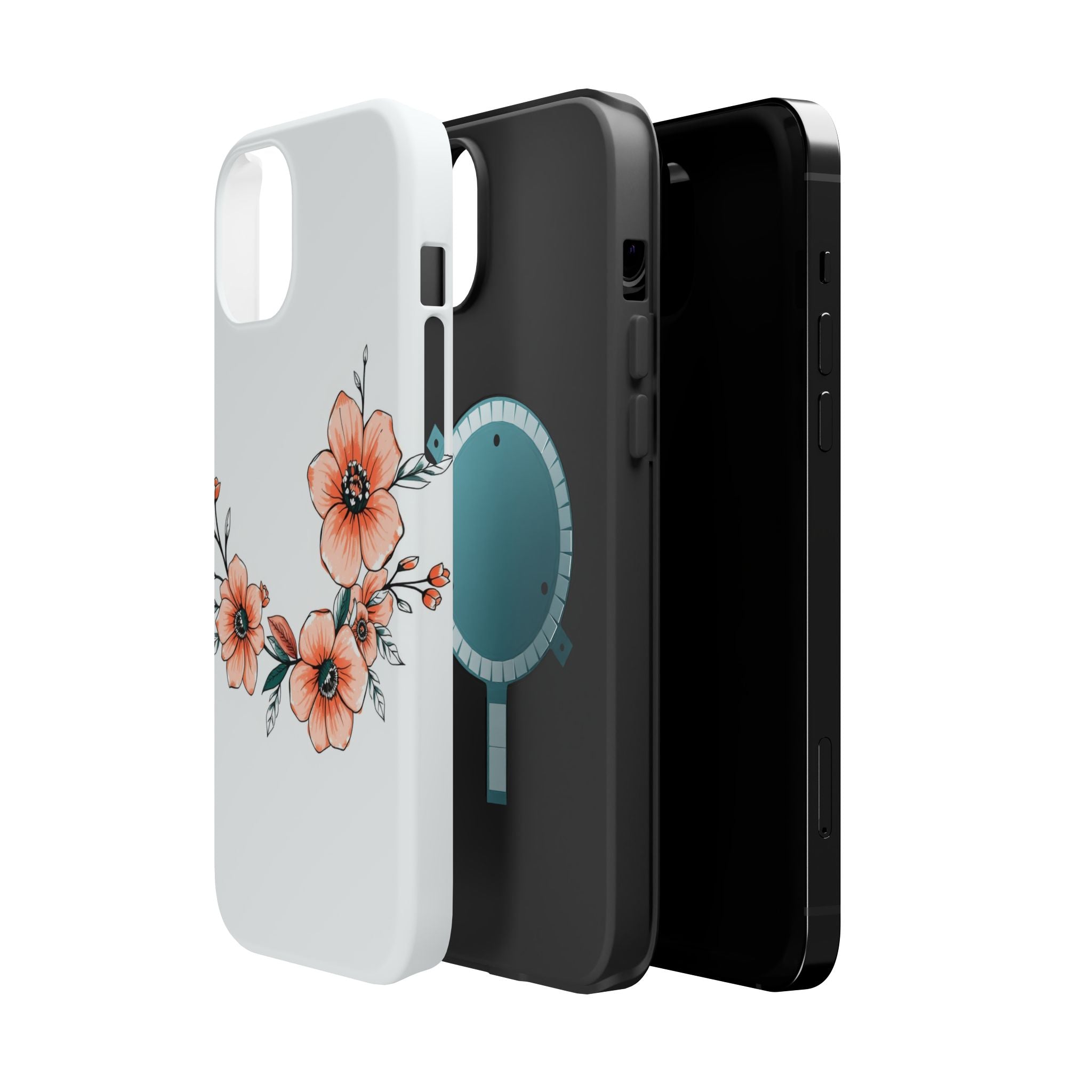 iPhone Vibrant Floral Crown Design Bold Modern Everyday Snap Case · iPhone Case