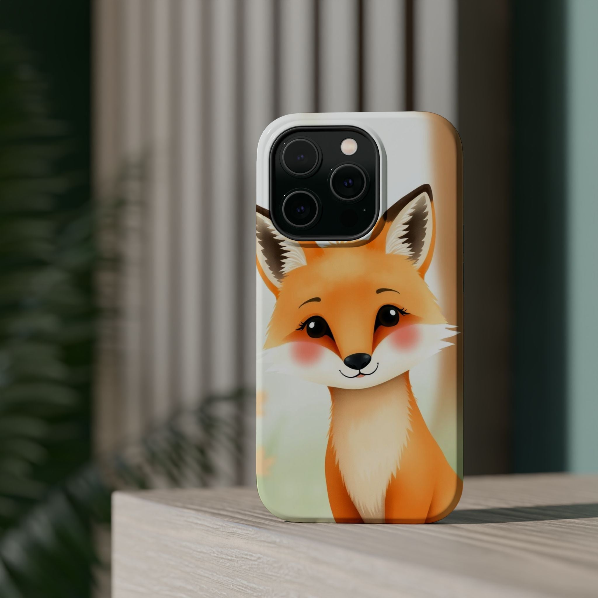 iPhone Watercolor Fox Portrait Kids Fun iPhone Phone Case Gift Slim · iPhone Cas