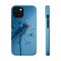 iPhone Midnight Blue And Silver Dried Flower Flat Lay iPhone Slim · iPhone Case