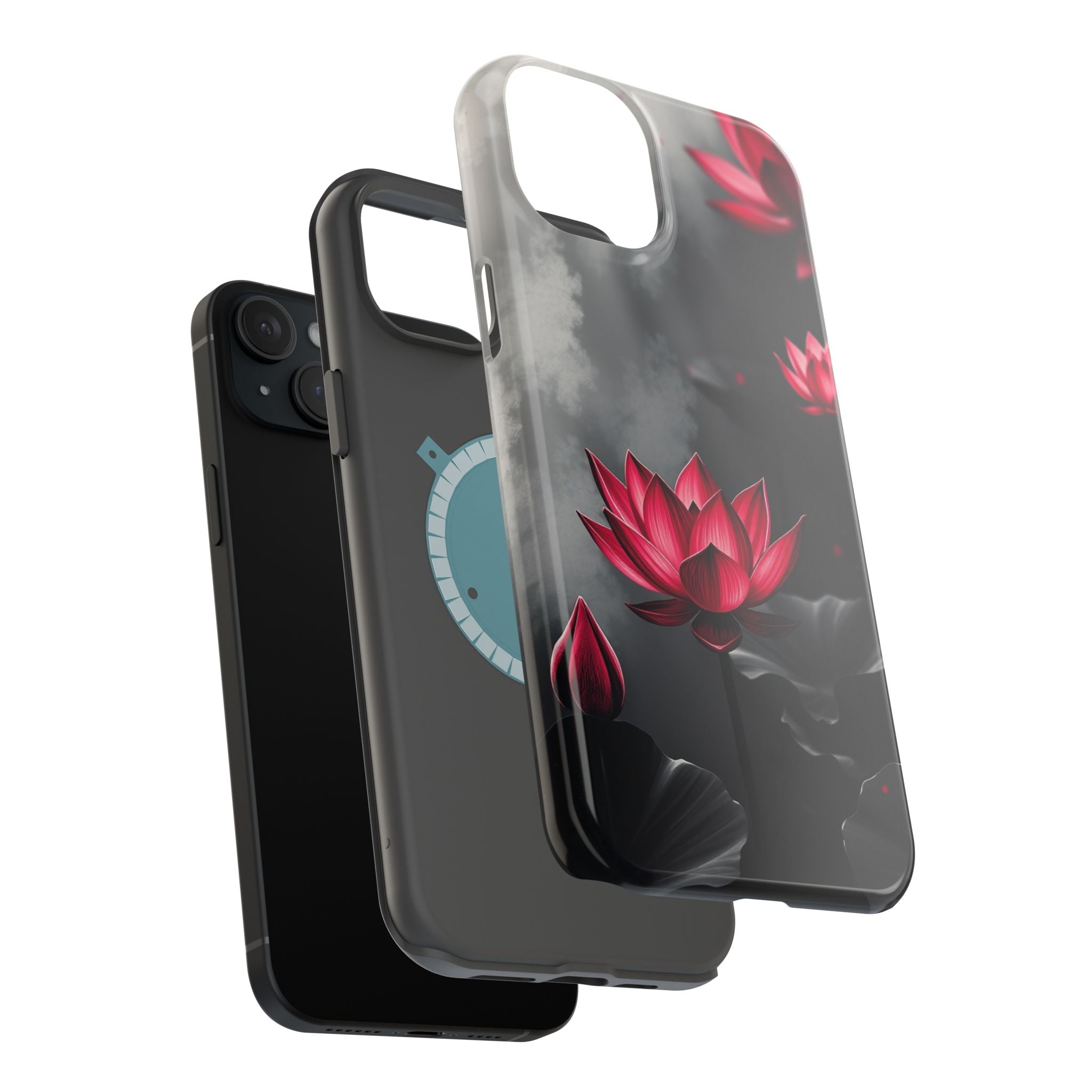 iPhone Lotus Pond Mystic Art 15 Slim Everyday Designer Case · iPhone Case