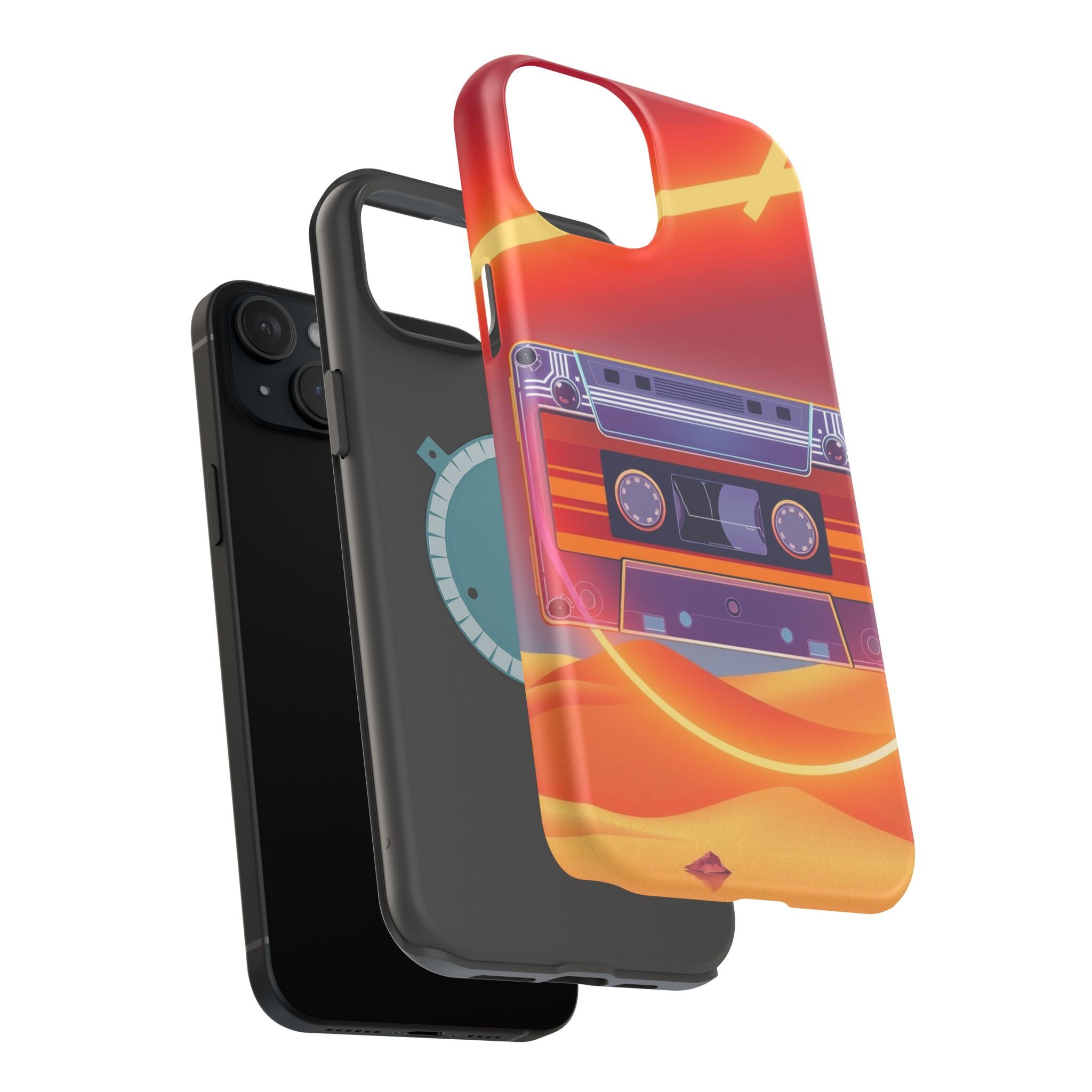 iPhone Cassette Tape Rewind Bold Art Slim Everyday Designer Case · iPhone Case