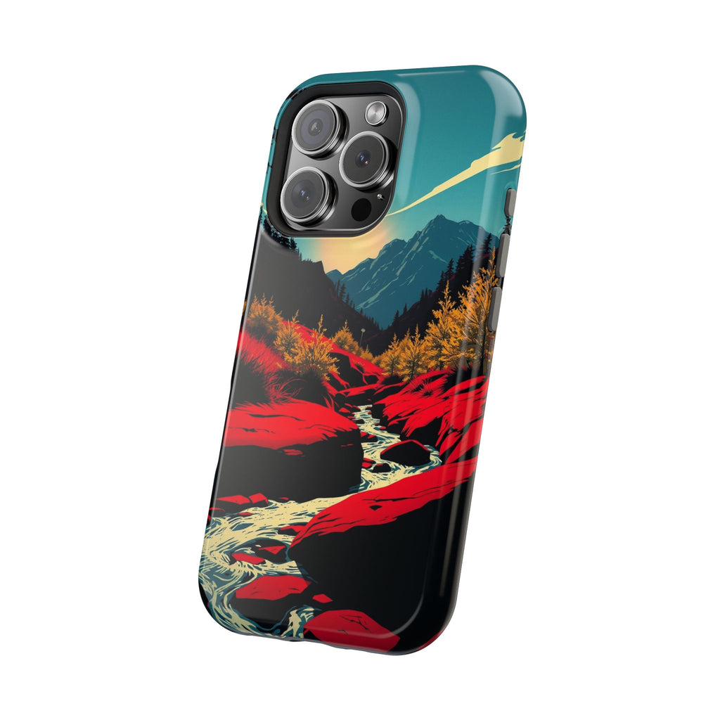 iPhone Earthy Spring Creek Design Bold Modern Everyday Snap Case · iPhone Case
