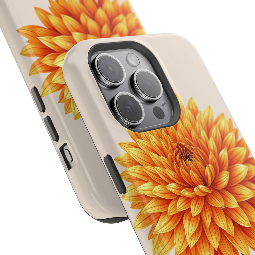 iPhone Chrysanthemum Classic Gold Foil Luxury Slim iPhone Everyday · iPhone Case