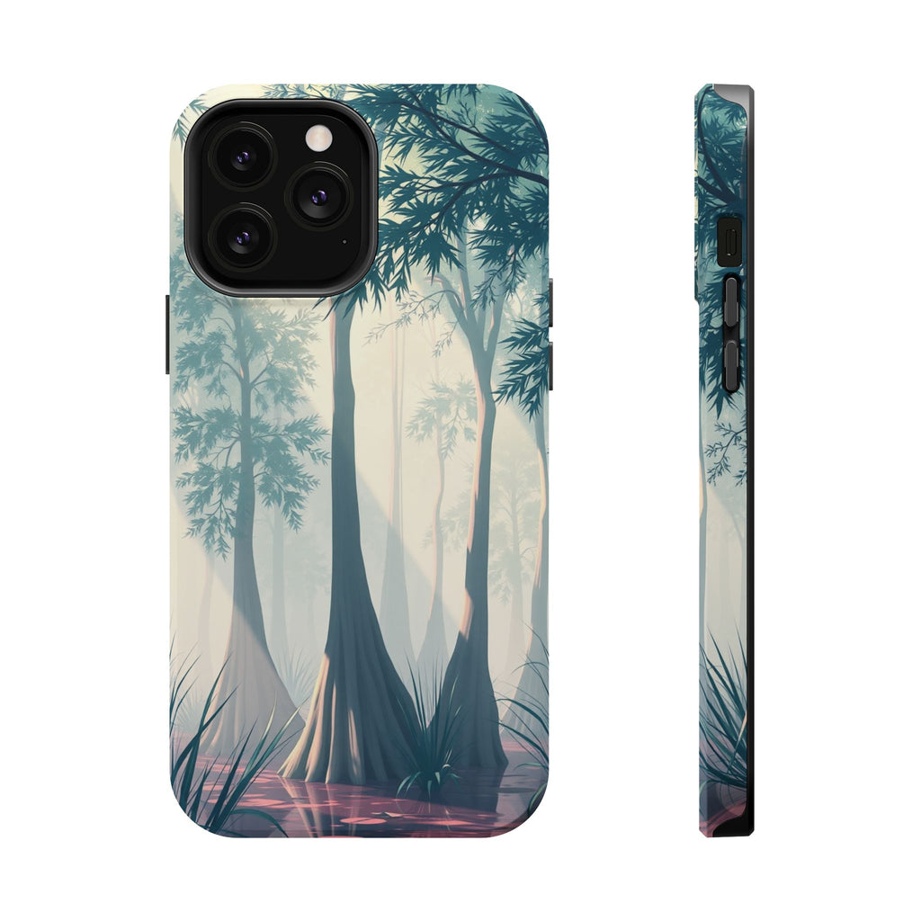 iPhone Mint And Blush Cypress Swamp Slim Everyday Designer Case · iPhone Case