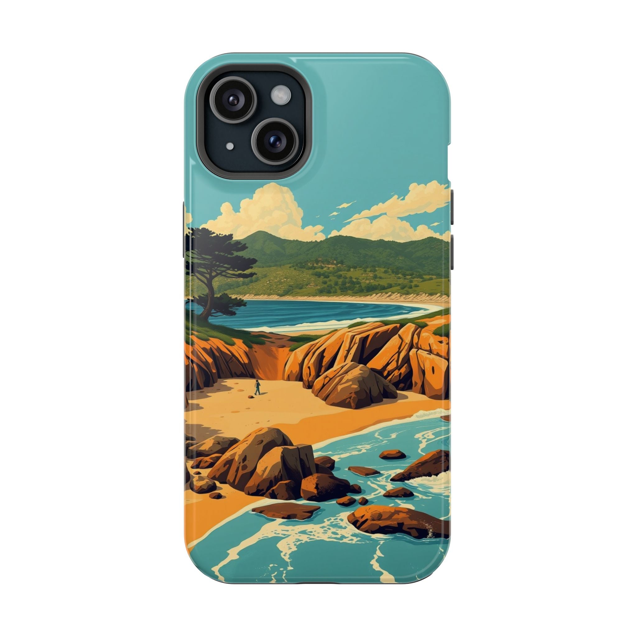 iPhone Pebble Beach Vintage Retro Poster Slim Everyday iPhone Designer · iPhone