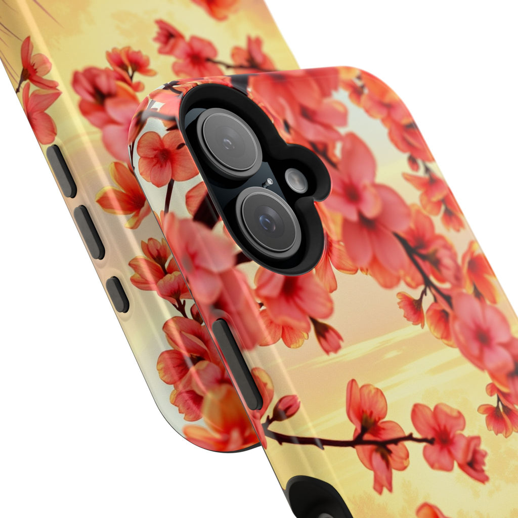 iPhone Sunset Amber And Peach Blossom Trail Slim Snap Cas Carry Case · iPhone Ca