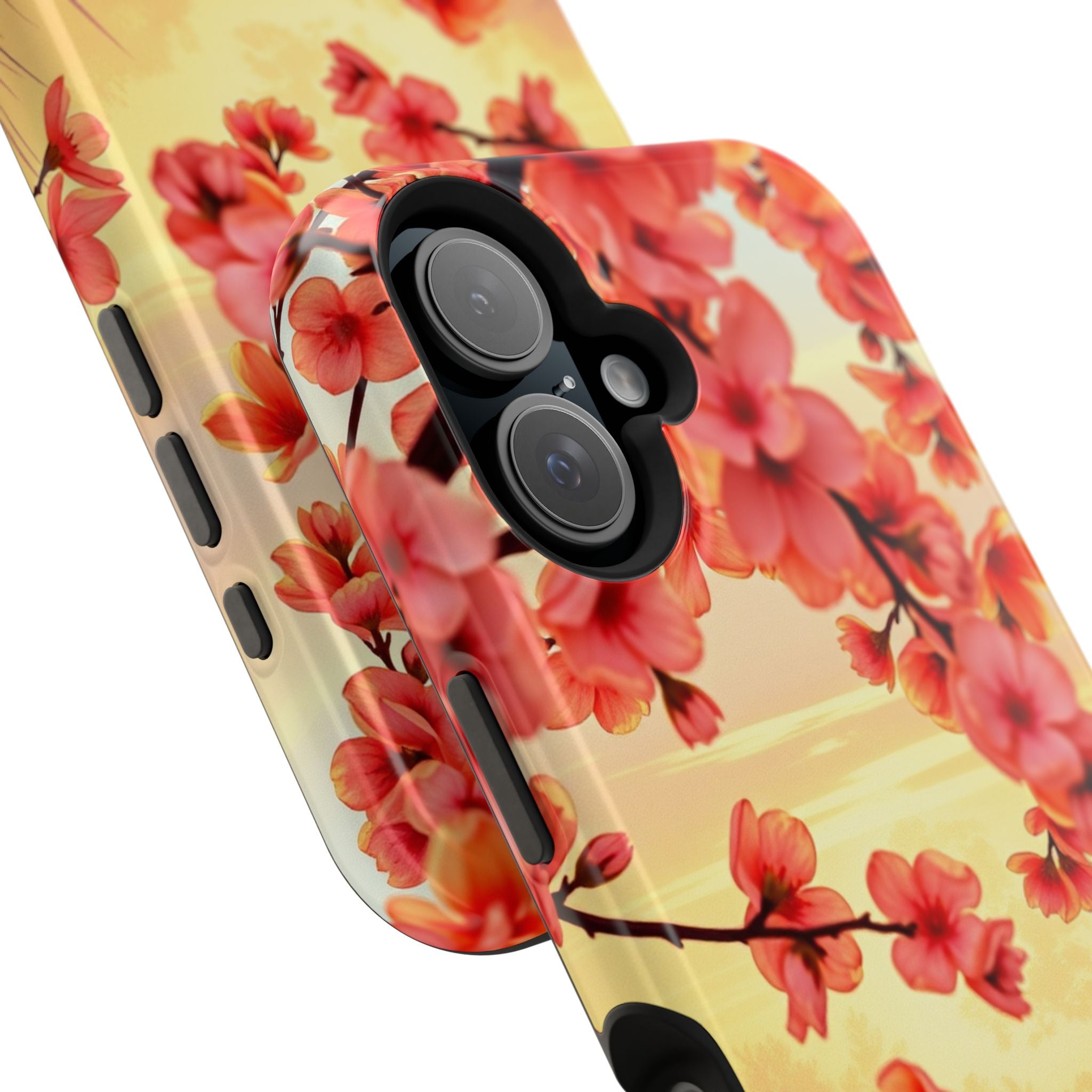 iPhone Sunset Amber And Peach Blossom Trail Slim Snap Cas Carry Case · iPhone Ca