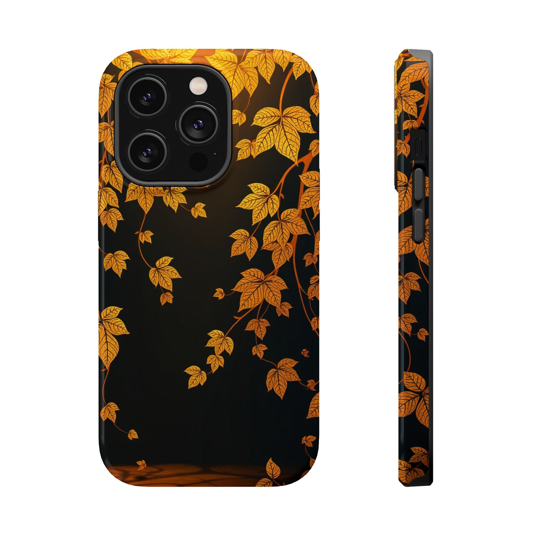 iPhone Mustard And Rust Art Nouveau Vine Slim Everyday iPhone 14 · iPhone Case
