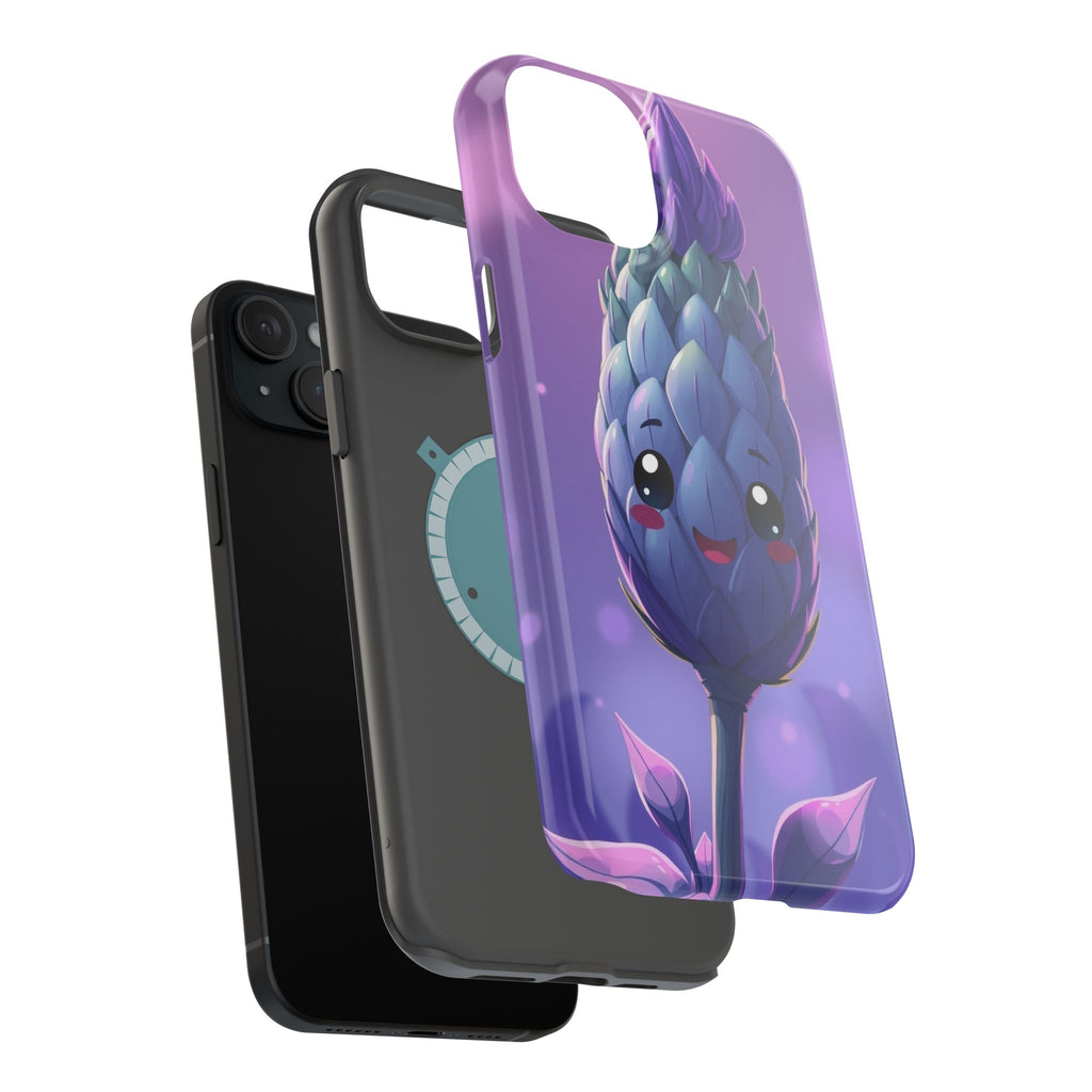 iPhone Indigo And Violet Bud Burst Bold Modern Everyday Snap Case · iPhone Case