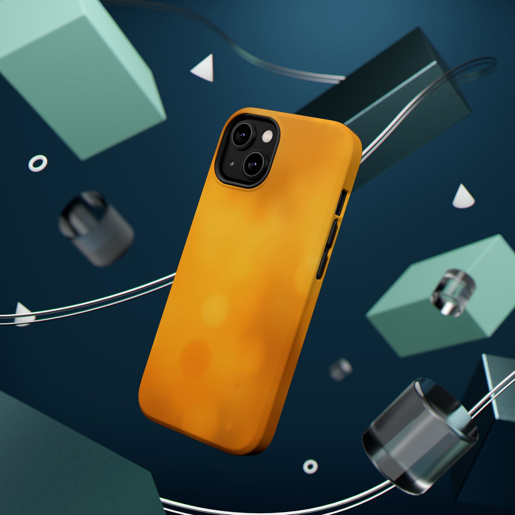 iPhone Mustard And Rust Pixel Blur Bold Modern Everyday Snap Case · iPhone Case