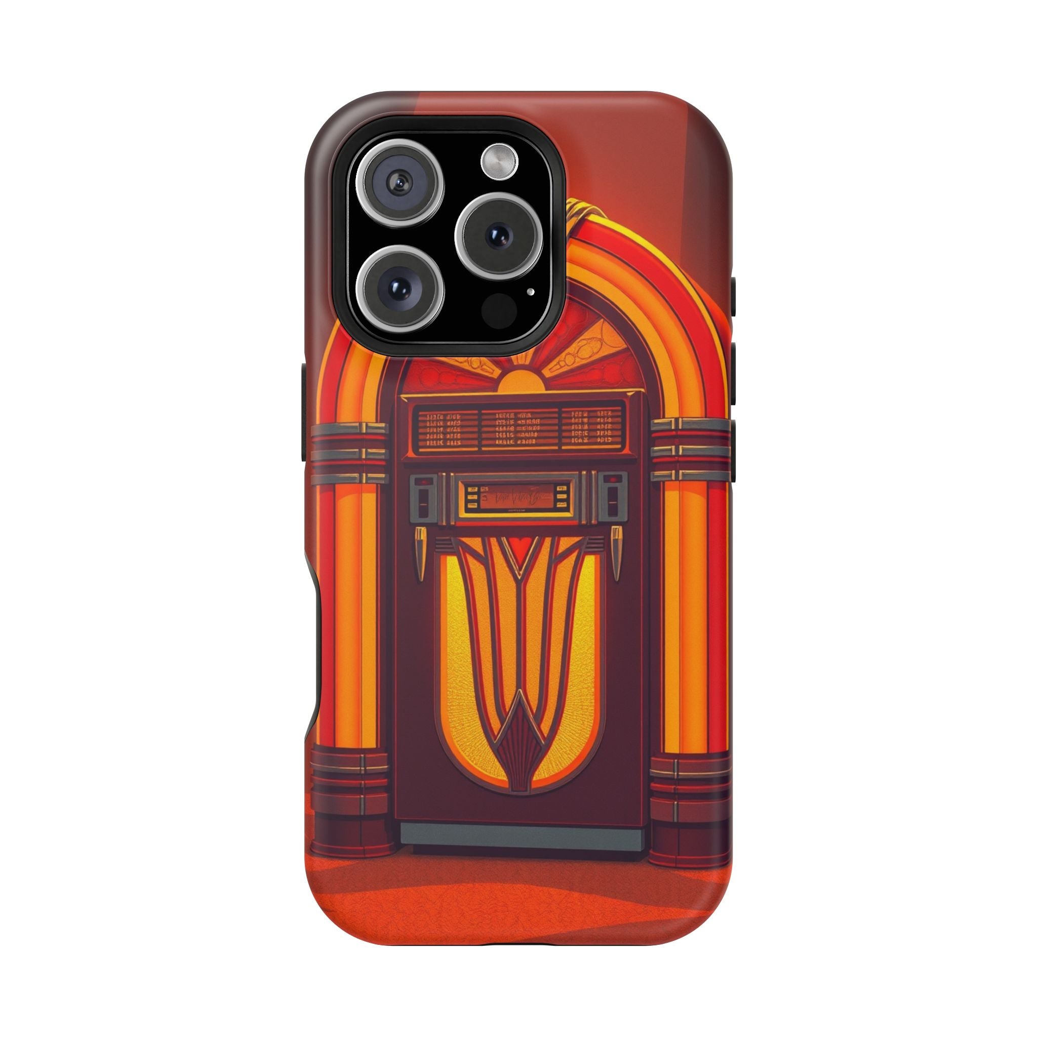 iPhone Jukebox Glow Pop Art Bold Bold Modern Everyday Snap Case · iPhone Case
