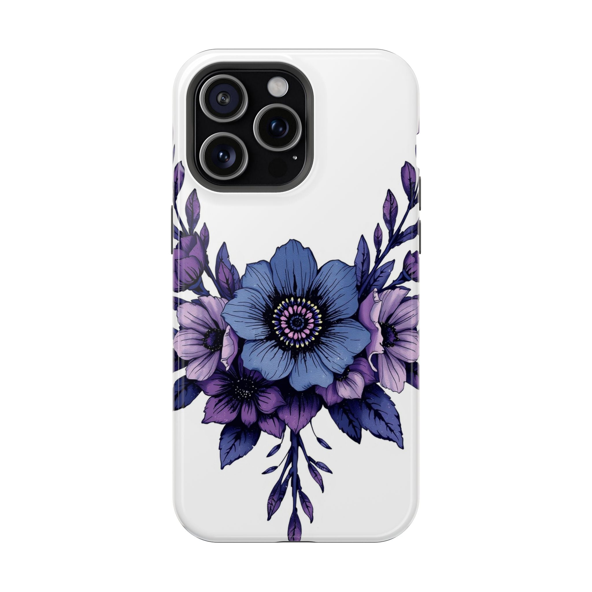 iPhone Floral Crown Grunge Distressed Slim Everyday Designer Case · iPhone Case