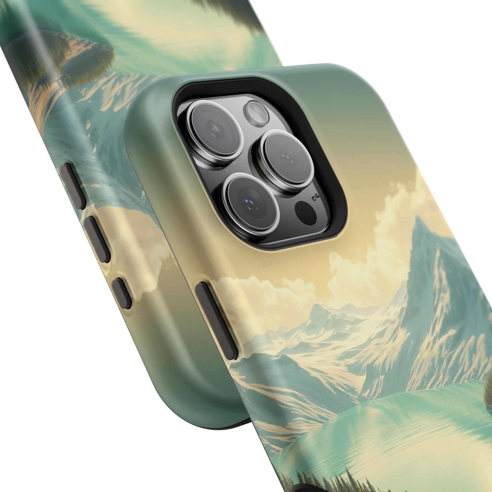 iPhone Glacier Lake Bold Art Slim Everyday Designer Case · iPhone Case