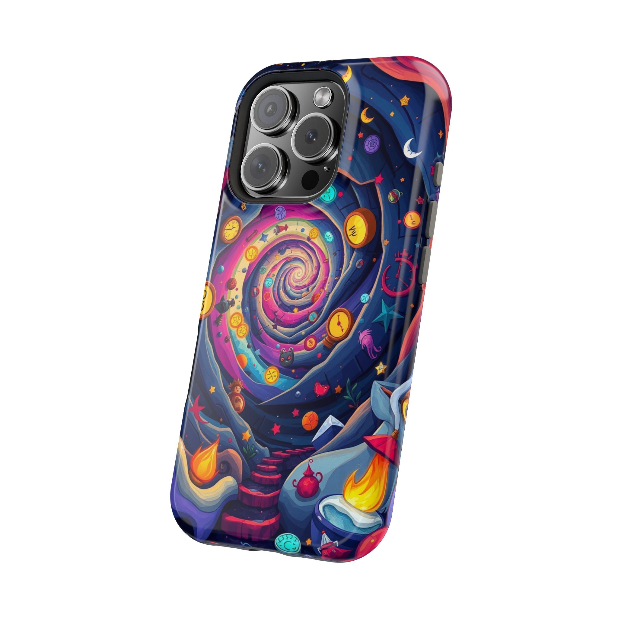 iPhone Time Portal Swirl Kids Fun iPhone Phone Case Gift Clean Minimal · iPhone