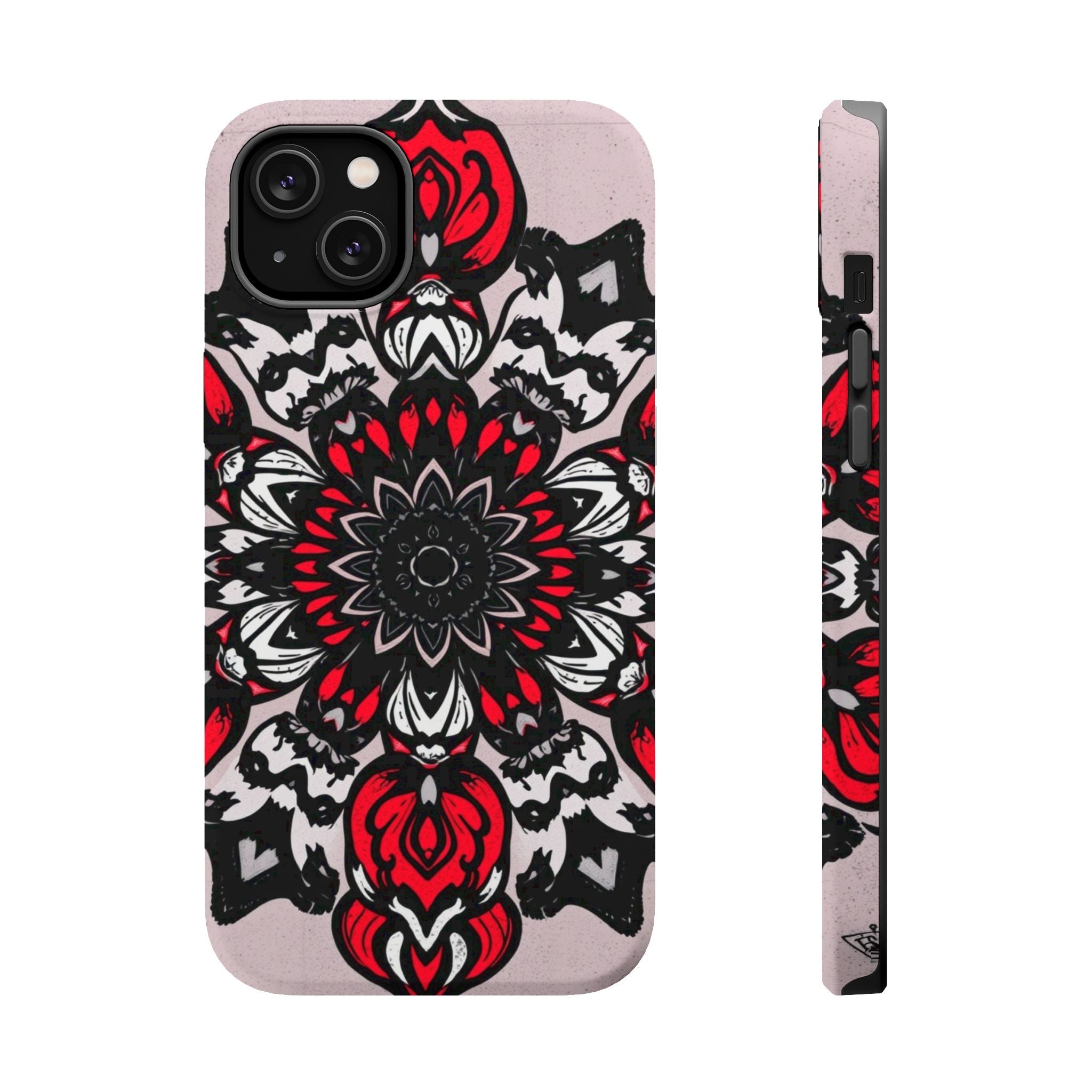 iPhone Floral Mandala Bold Art Slim Everyday Designer Case · iPhone Case