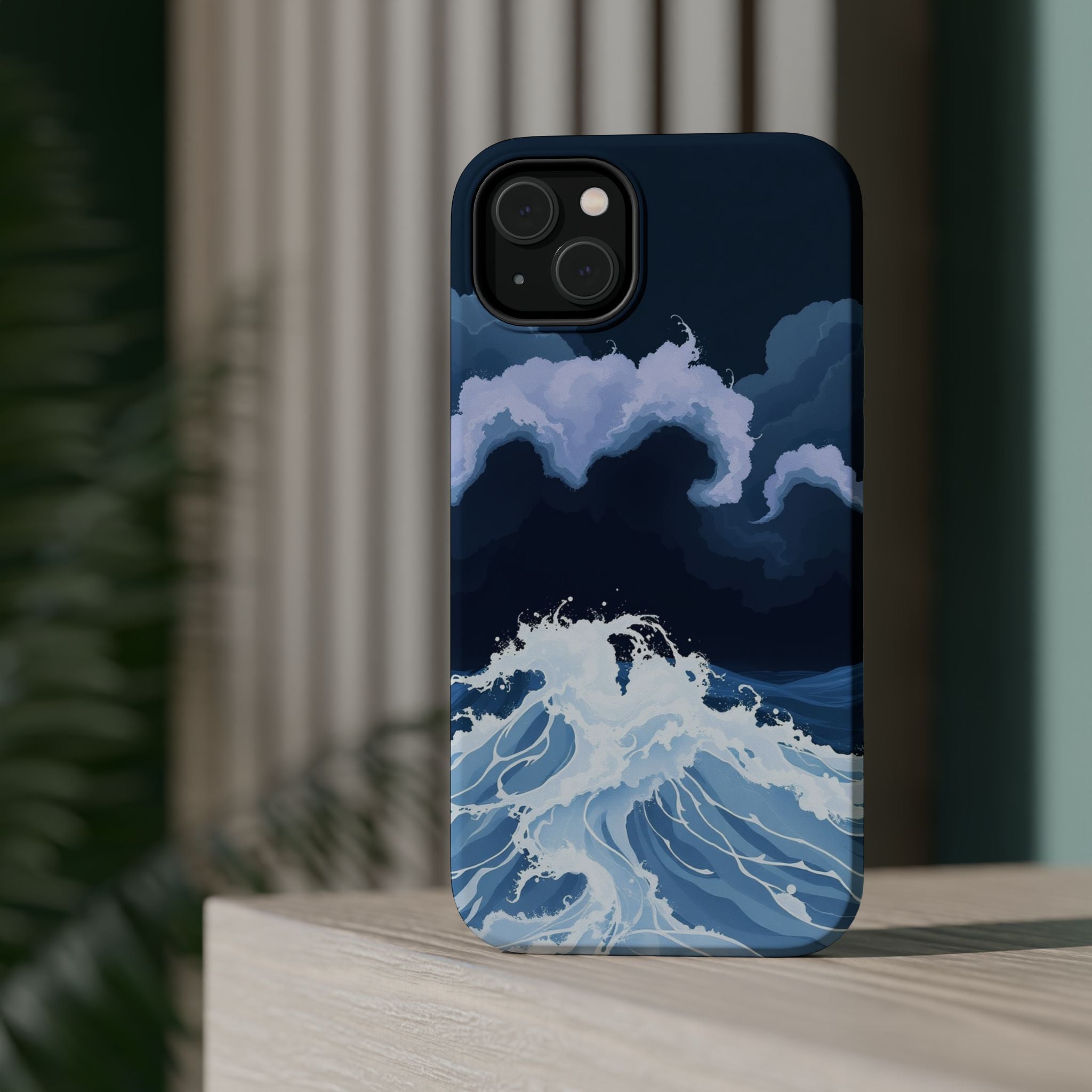 iPhone Storm at Sea Enchanted Art 18 Slim Everyday Designer Case · iPhone Case