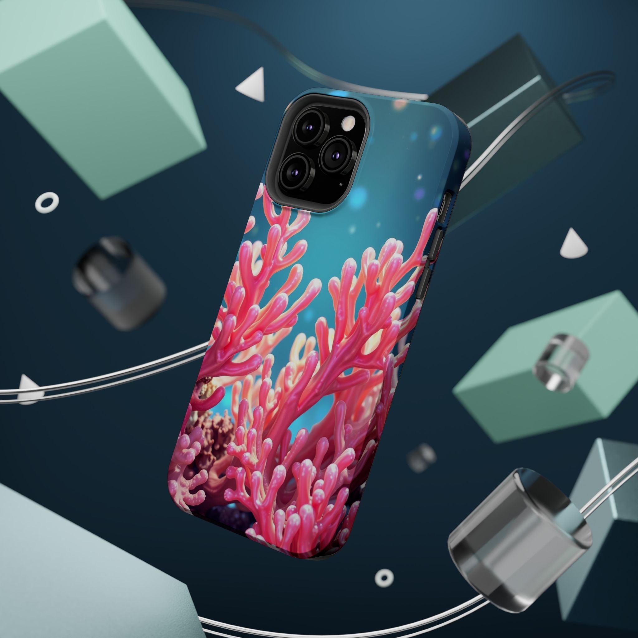 iPhone Coral Reef Life Holographic Iridescent Slim iPhone Everyday · iPhone Case