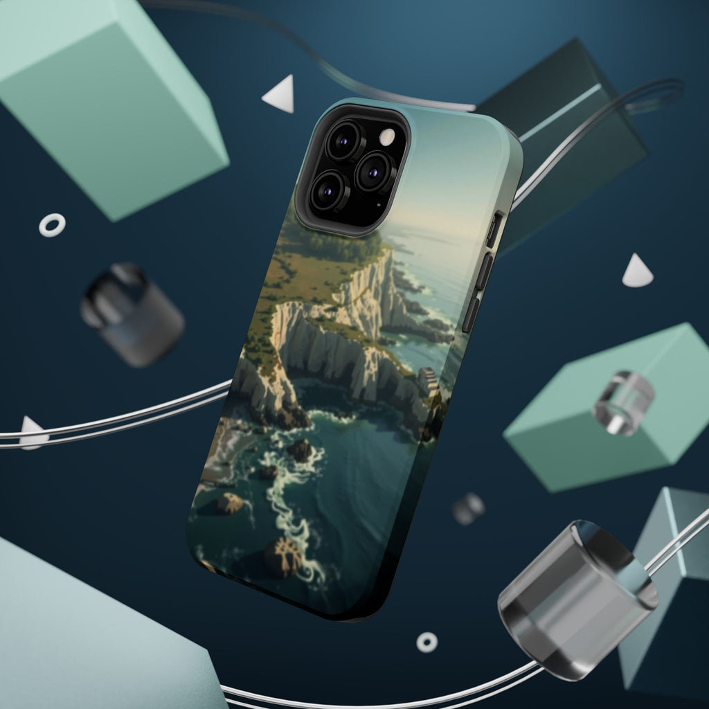 iPhone Shoreline Aerial Mystic Art Bold Modern Everyday Snap Case · iPhone Case