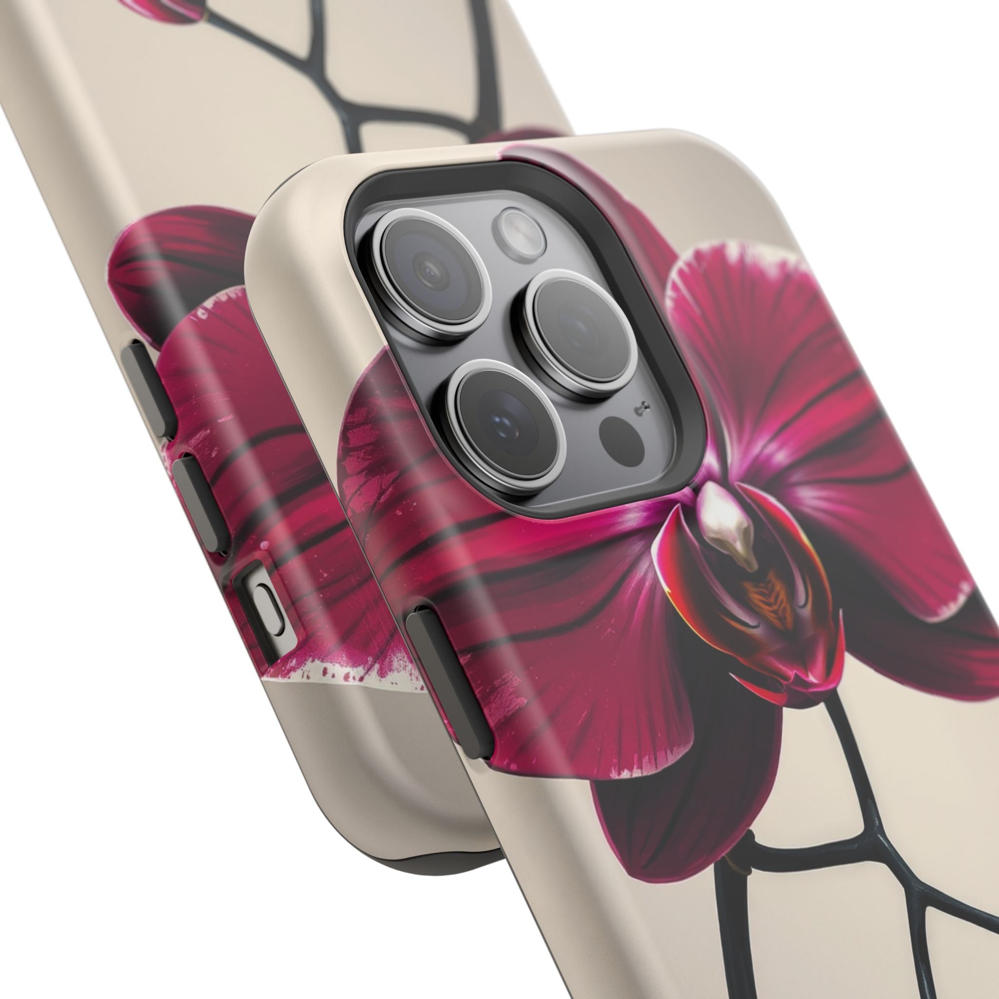iPhone Orchid Study Enchanted Art Bold Modern Everyday Snap Case · iPhone Case