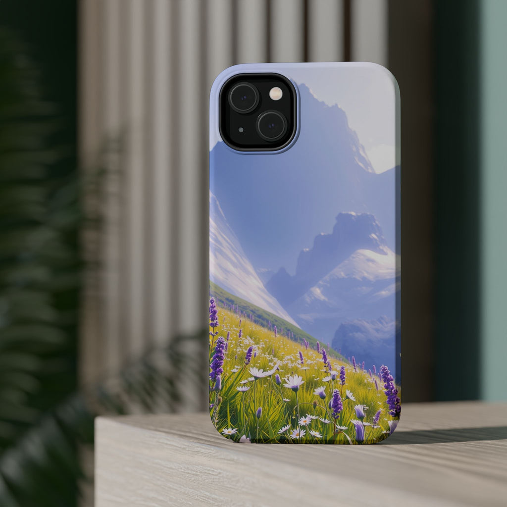 iPhone Lavender And Pearl Alpine Meadow Slim Everyday iPhone Designer · iPhone C