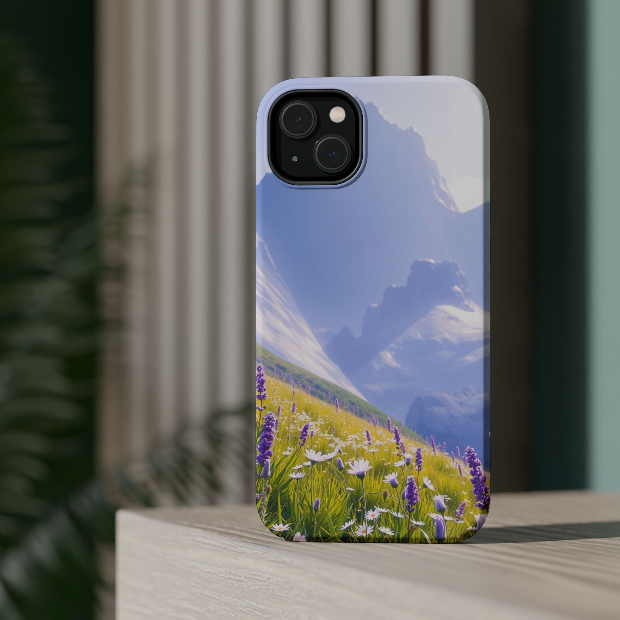 iPhone Lavender And Pearl Alpine Meadow Slim Everyday iPhone Designer · iPhone C