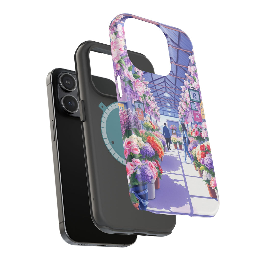 iPhone Flower Market Cinematic Art Clean Minimal Snap Cas Slim Snap Case · iPhon