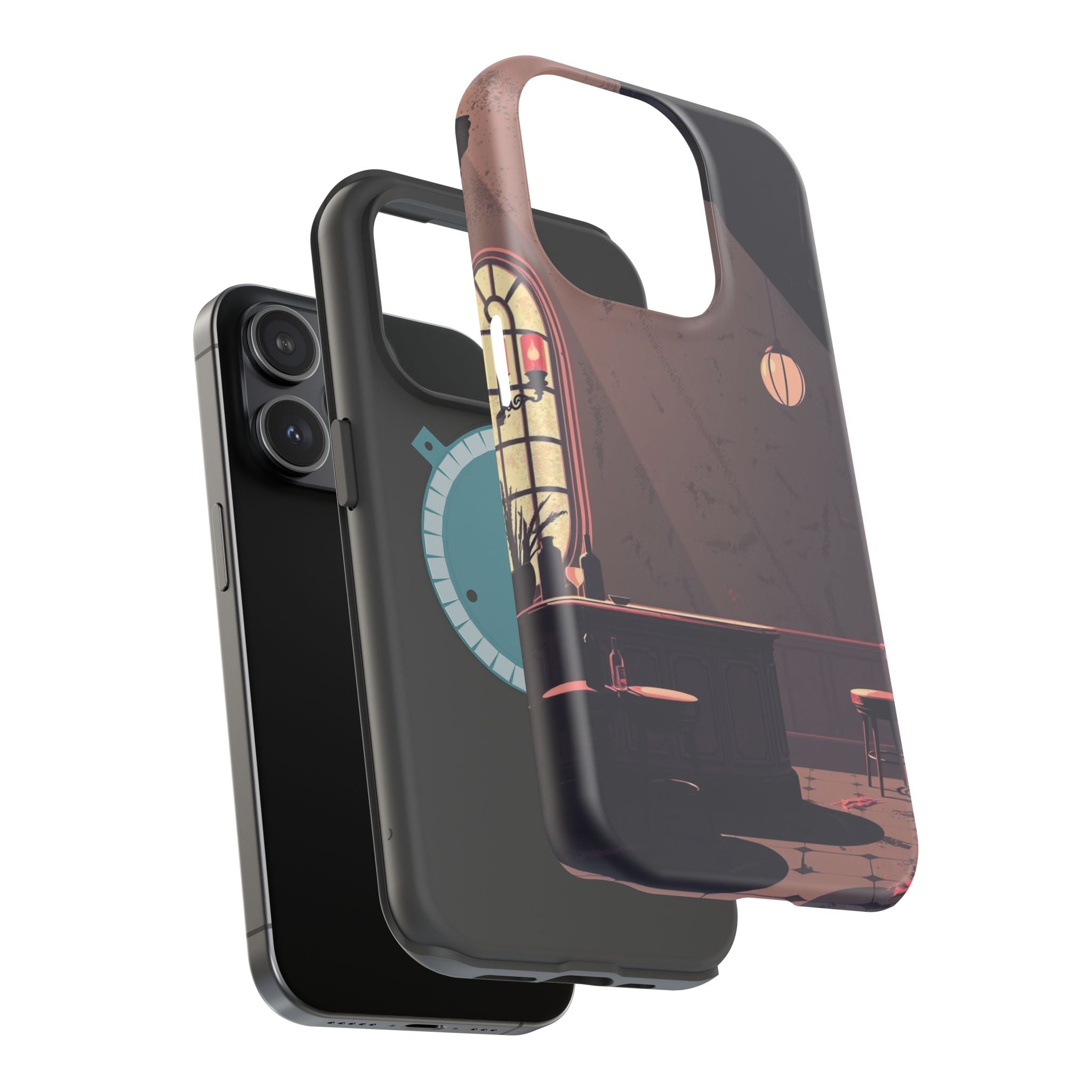 iPhone Speakeasy Dark Grunge Distressed Slim Everyday Designer Case · iPhone Cas
