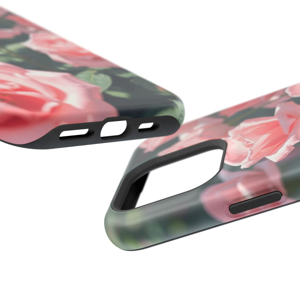 iPhone Mint And Blush Rose Garden Bold Modern Everyday Snap Case · iPhone Case