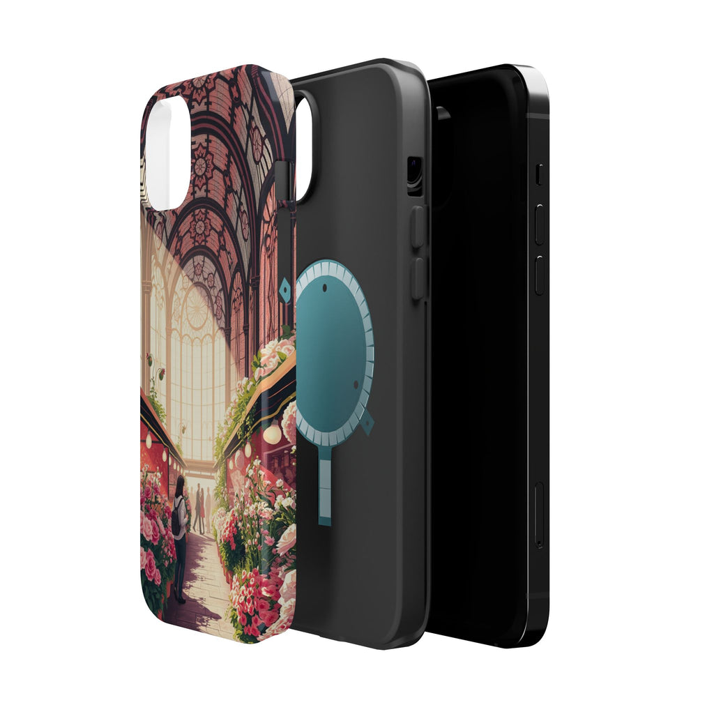 iPhone Flower Market Stained Glass Bold Modern Everyday Snap Case · iPhone Case