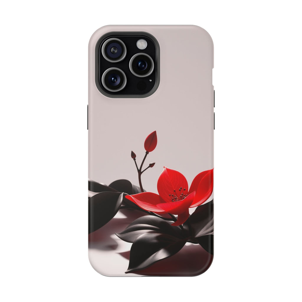 iPhone Radiant Bloom and Leaf Design Slim Everyday Designer Case · iPhone Case