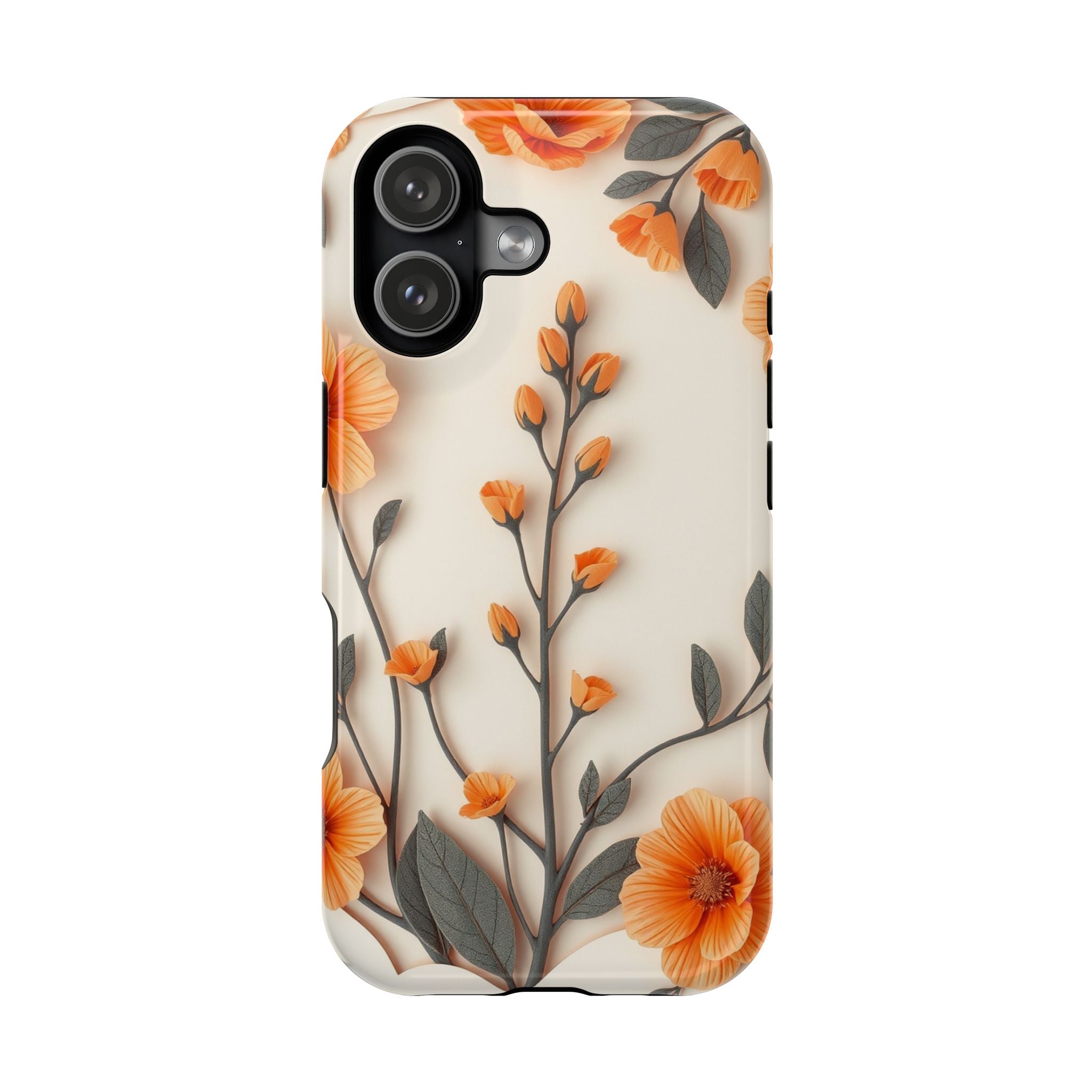 iPhone Vintage Botanical Print Paper Cut Art Slim iPhone Everyday · iPhone Case