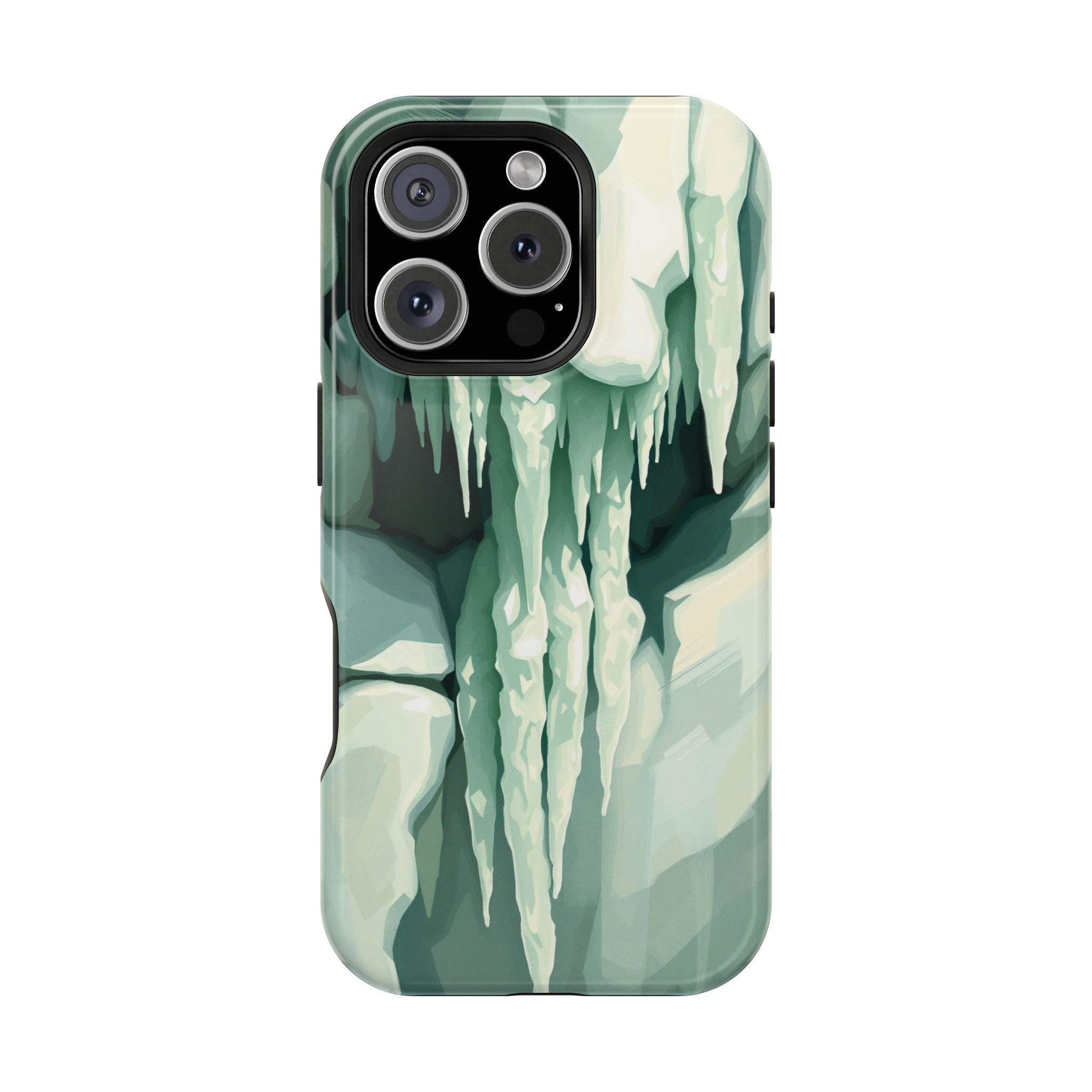iPhone Earthy Icicle Formation Design Slim Everyday Designer Case · iPhone Case