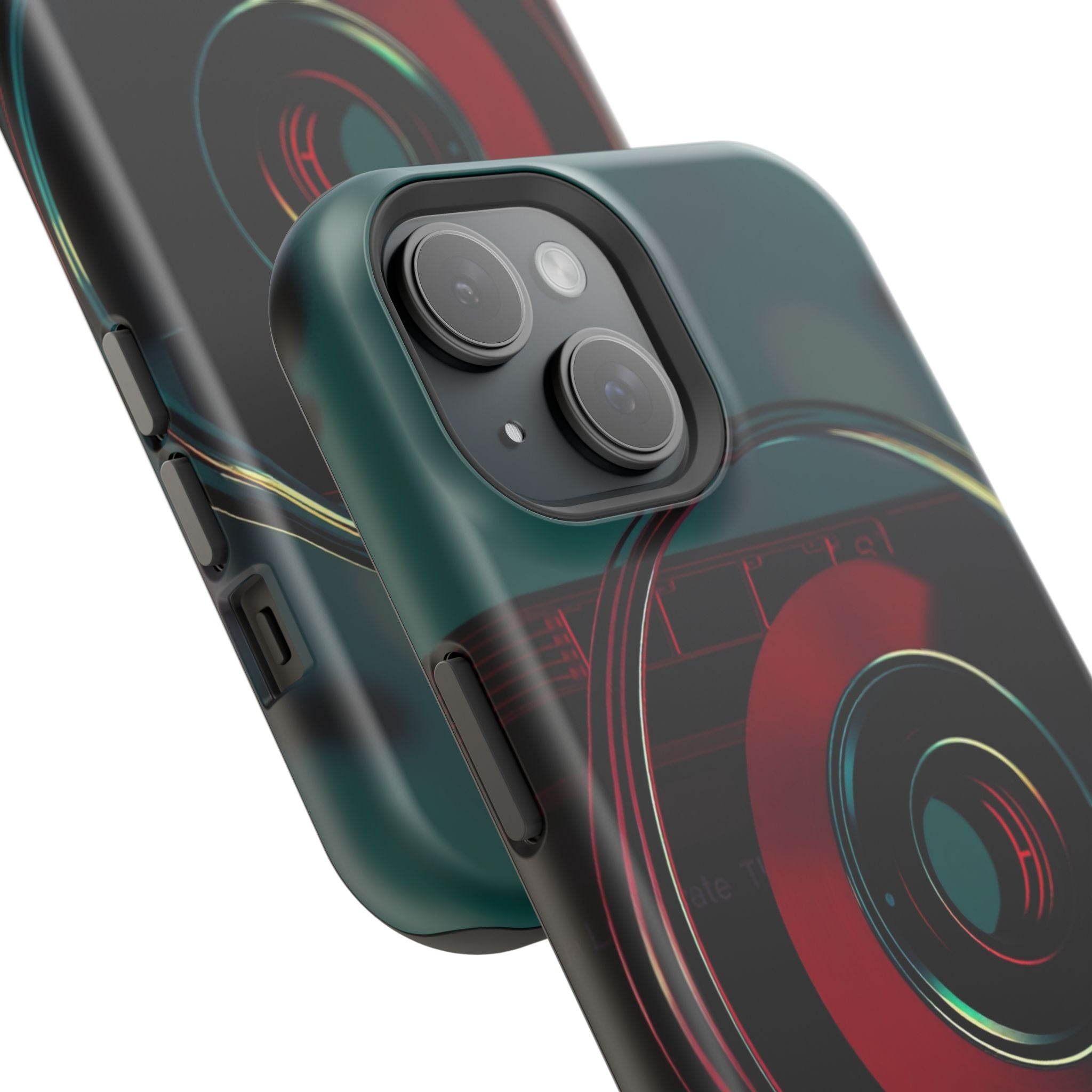 iPhone Vibrant Cassette Tape Rewind Design Slim Everyday Designer Case · iPhone