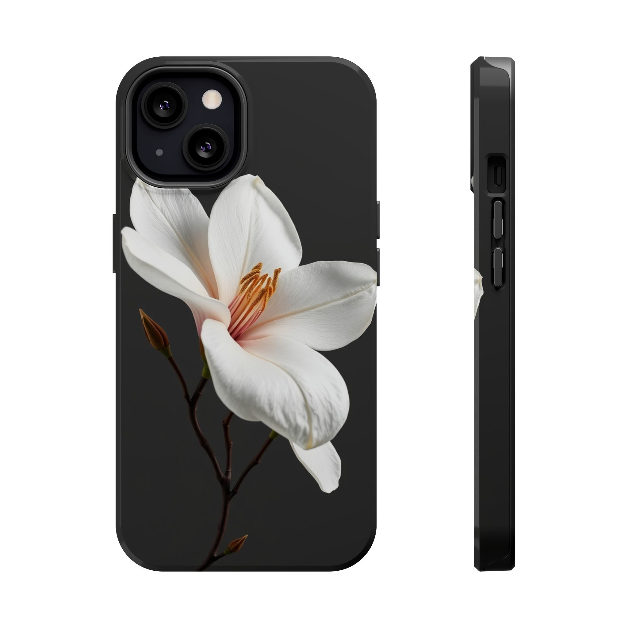 iPhone Earthy Magnolia Dream Design Slim Everyday Designer Case · iPhone Case